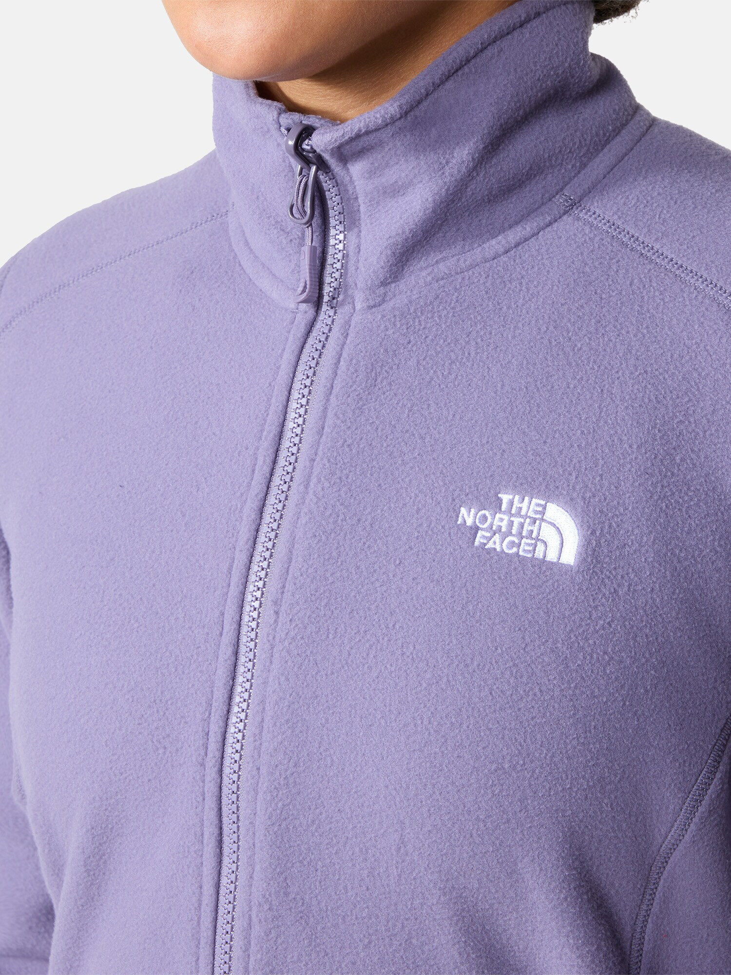 THE NORTH FACE Jachetă fleece funcțională 'Glacier' mov lavandă / alb - Pled.ro