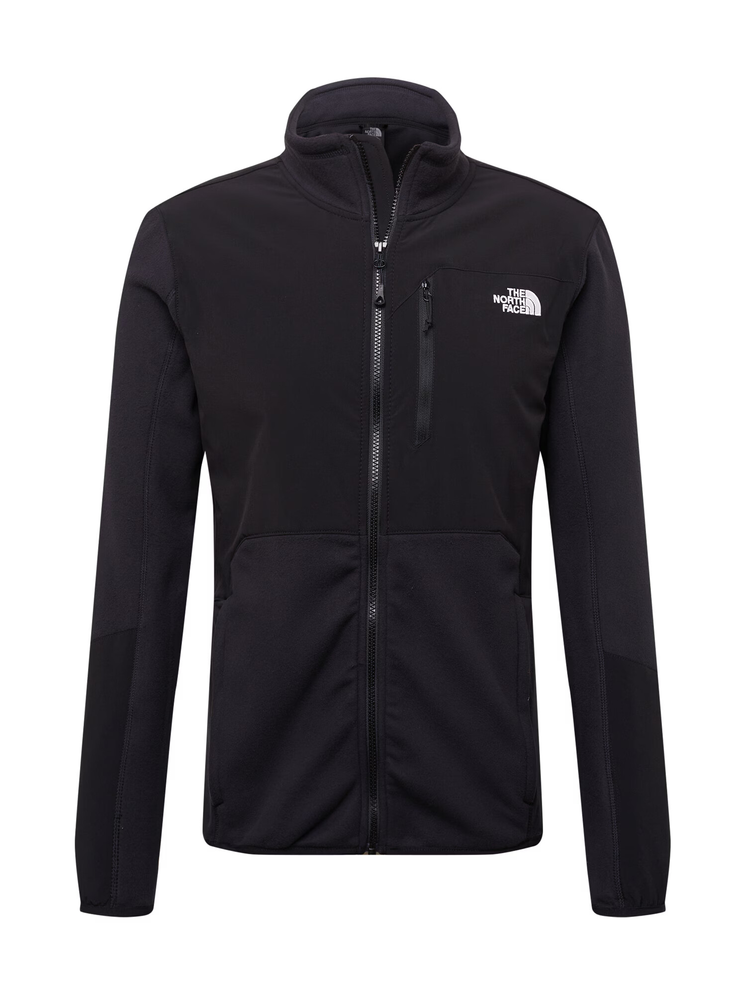 THE NORTH FACE Jachetă fleece funcțională 'Glacier' negru / alb - Pled.ro