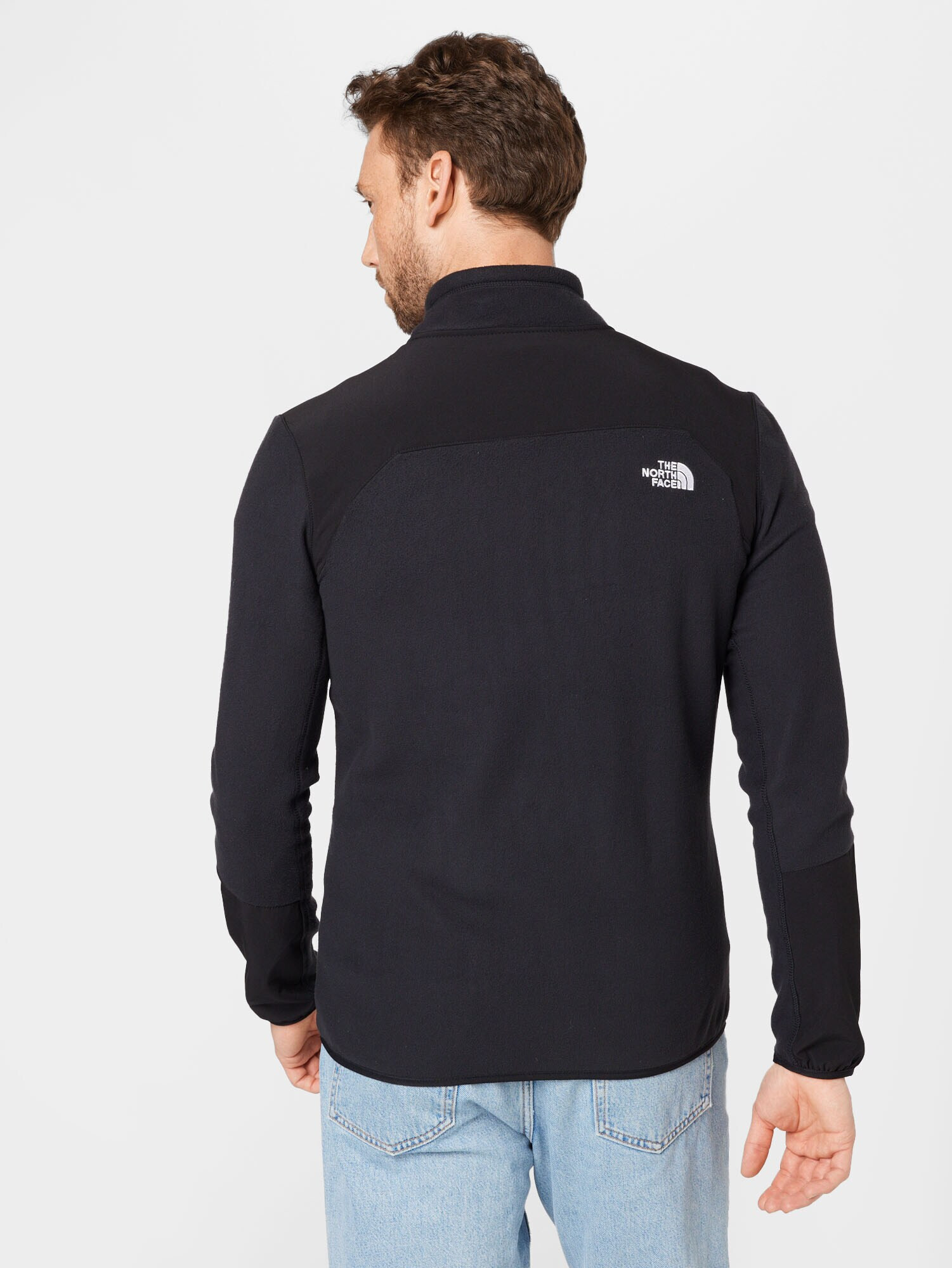 THE NORTH FACE Jachetă fleece funcțională 'Glacier' negru / alb - Pled.ro