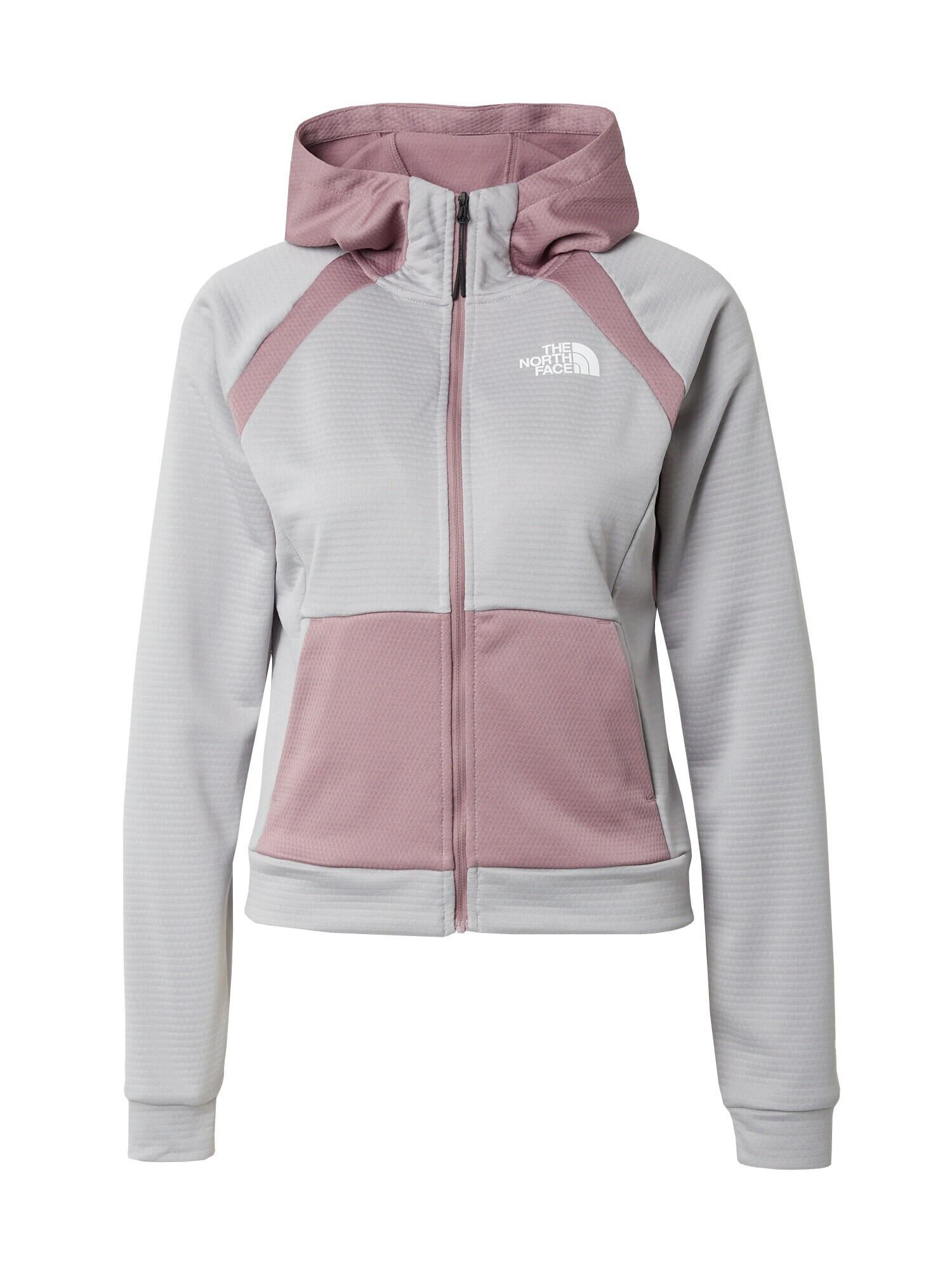 THE NORTH FACE Jachetă fleece funcțională gri / mauve / alb - Pled.ro