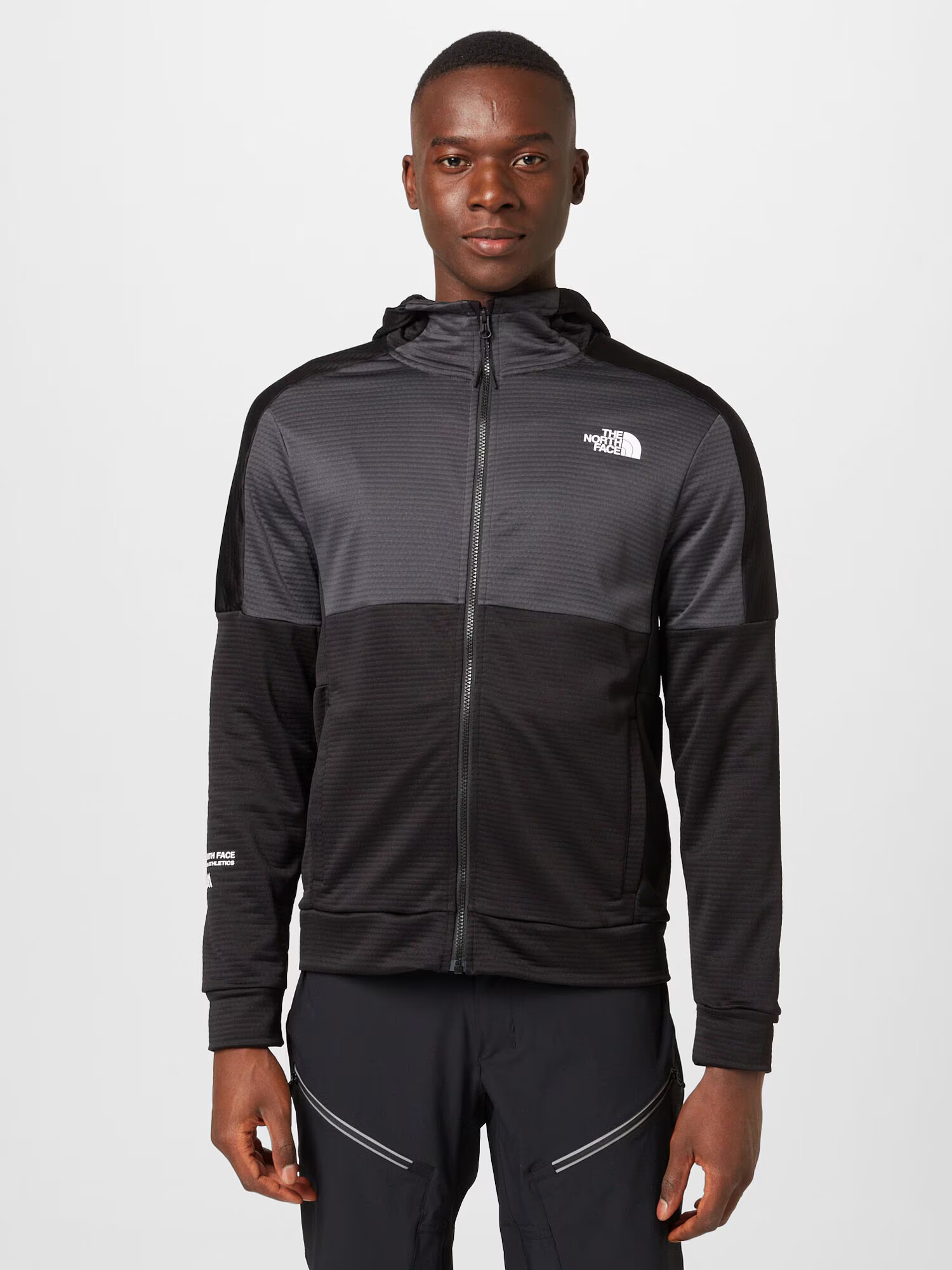 THE NORTH FACE Jachetă fleece funcțională gri / negru / alb - Pled.ro