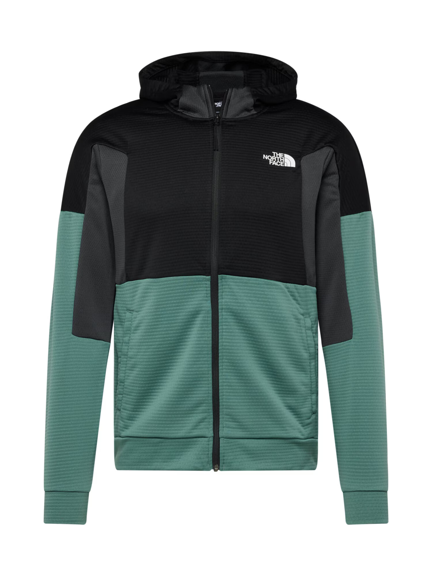 THE NORTH FACE Jachetă fleece 'Mountain Athletics' gri / verde / negru / alb - Pled.ro