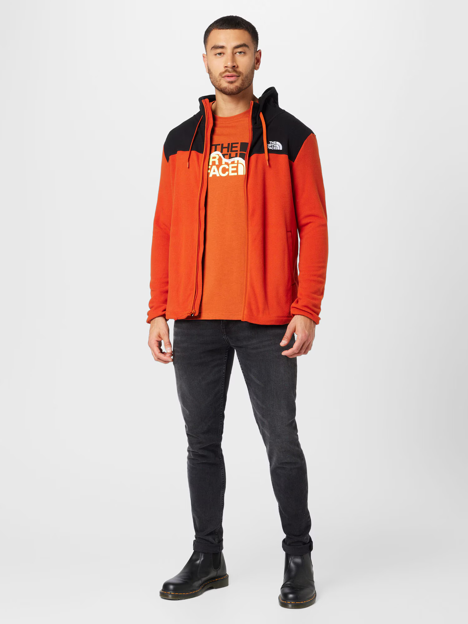 THE NORTH FACE Jachetă fleece funcțională 'Homesafe' bronz / negru / alb - Pled.ro