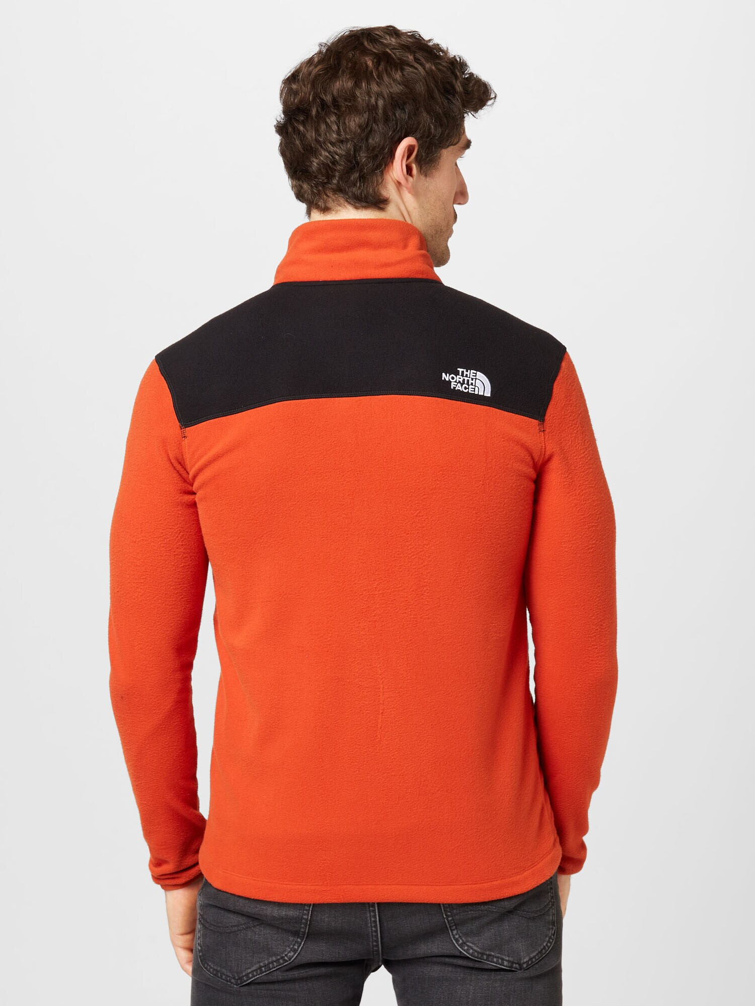 THE NORTH FACE Jachetă fleece funcțională 'HOMESAFE' roșu ruginiu / negru / alb - Pled.ro