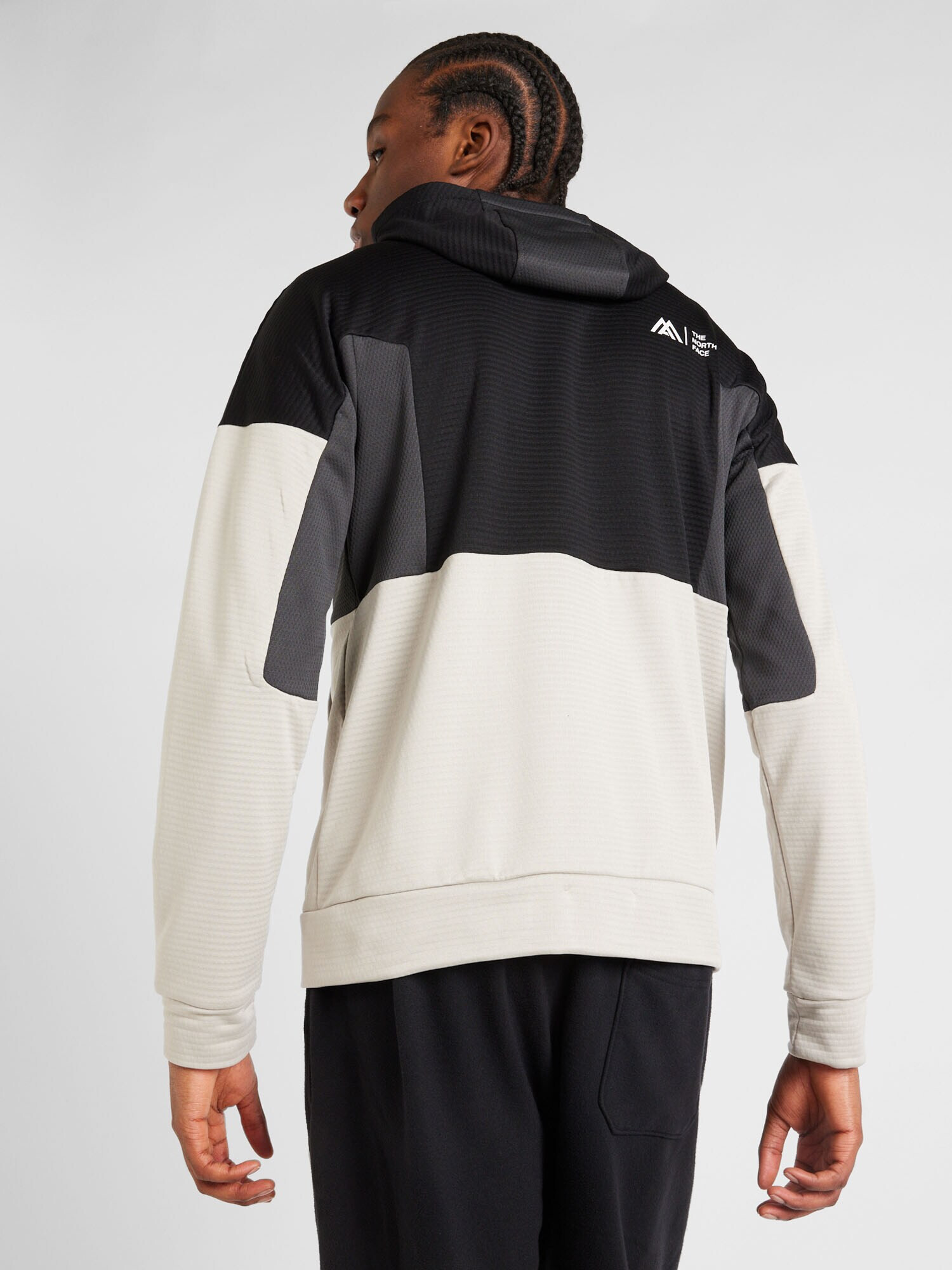 THE NORTH FACE Jachetă fleece funcțională 'Mountain Athletics' gri / gri deschis / negru / alb - Pled.ro