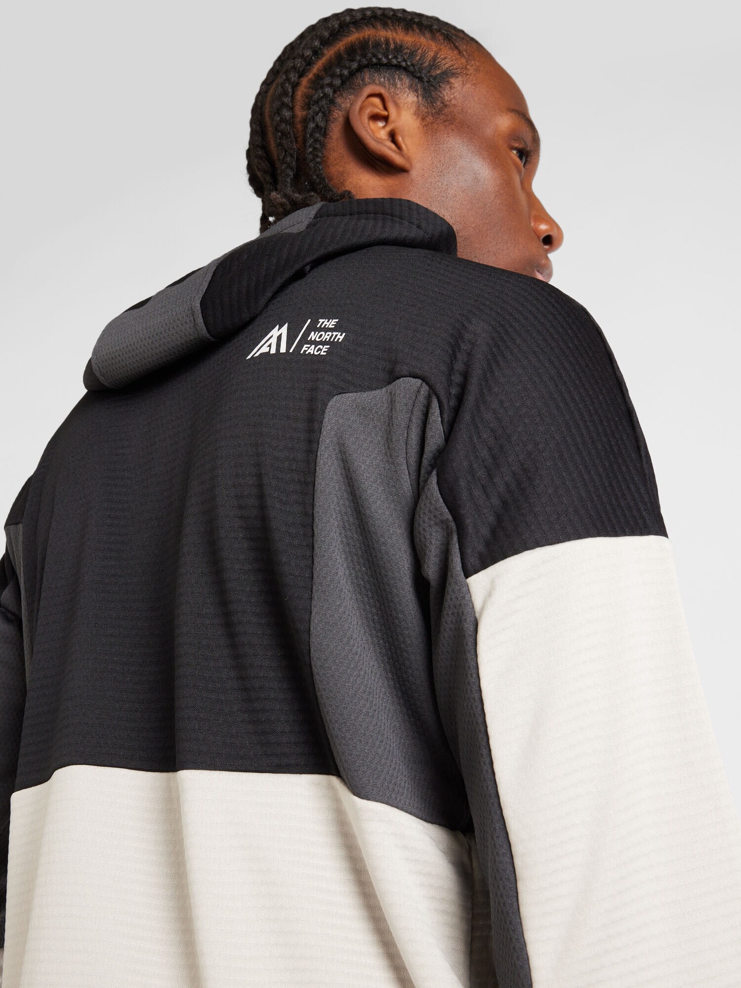 THE NORTH FACE Jachetă fleece funcțională 'Mountain Athletics' gri / gri deschis / negru / alb - Pled.ro