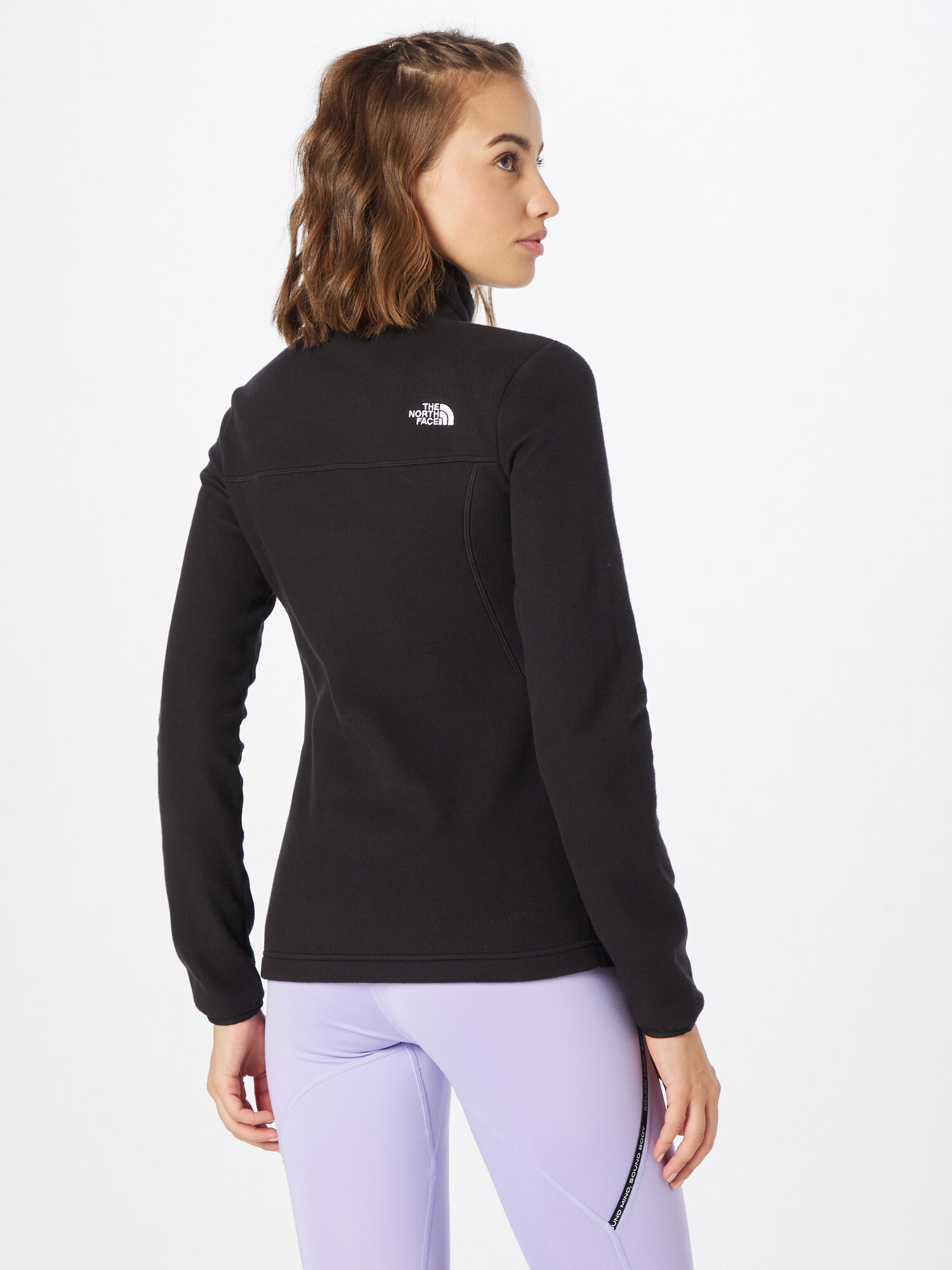 THE NORTH FACE Jachetă fleece funcțională negru / alb - Pled.ro