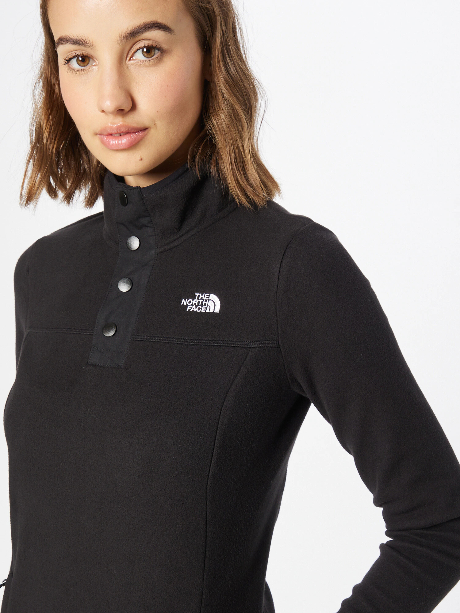 THE NORTH FACE Jachetă fleece funcțională negru / alb - Pled.ro