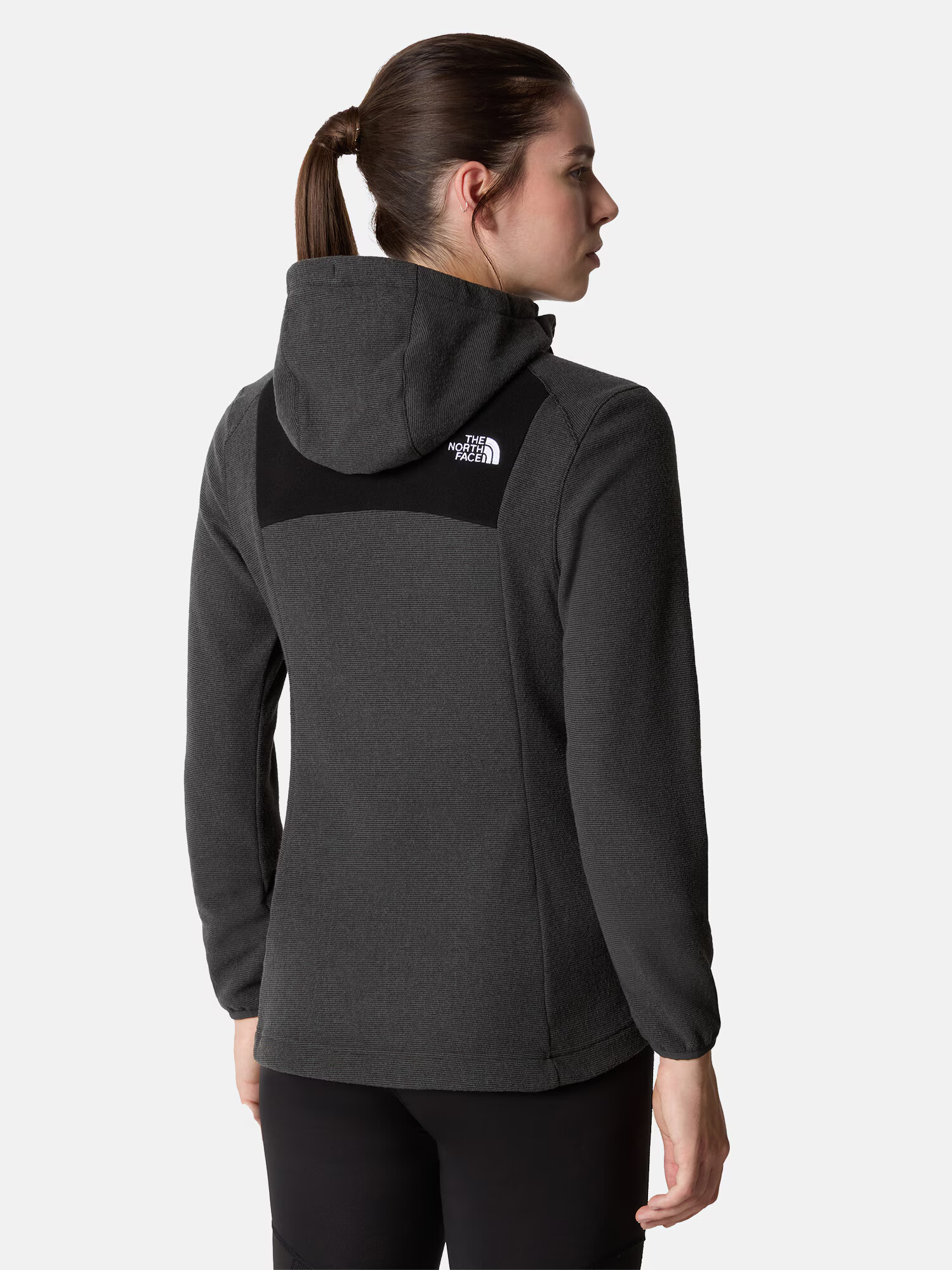 THE NORTH FACE Jachetă fleece 'HOMESAFE' gri închis / negru / alb - Pled.ro