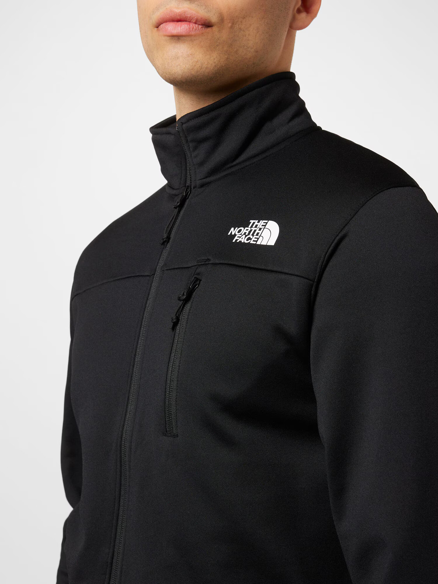 THE NORTH FACE Jachetă fleece 'KNAPSACK' negru / alb - Pled.ro