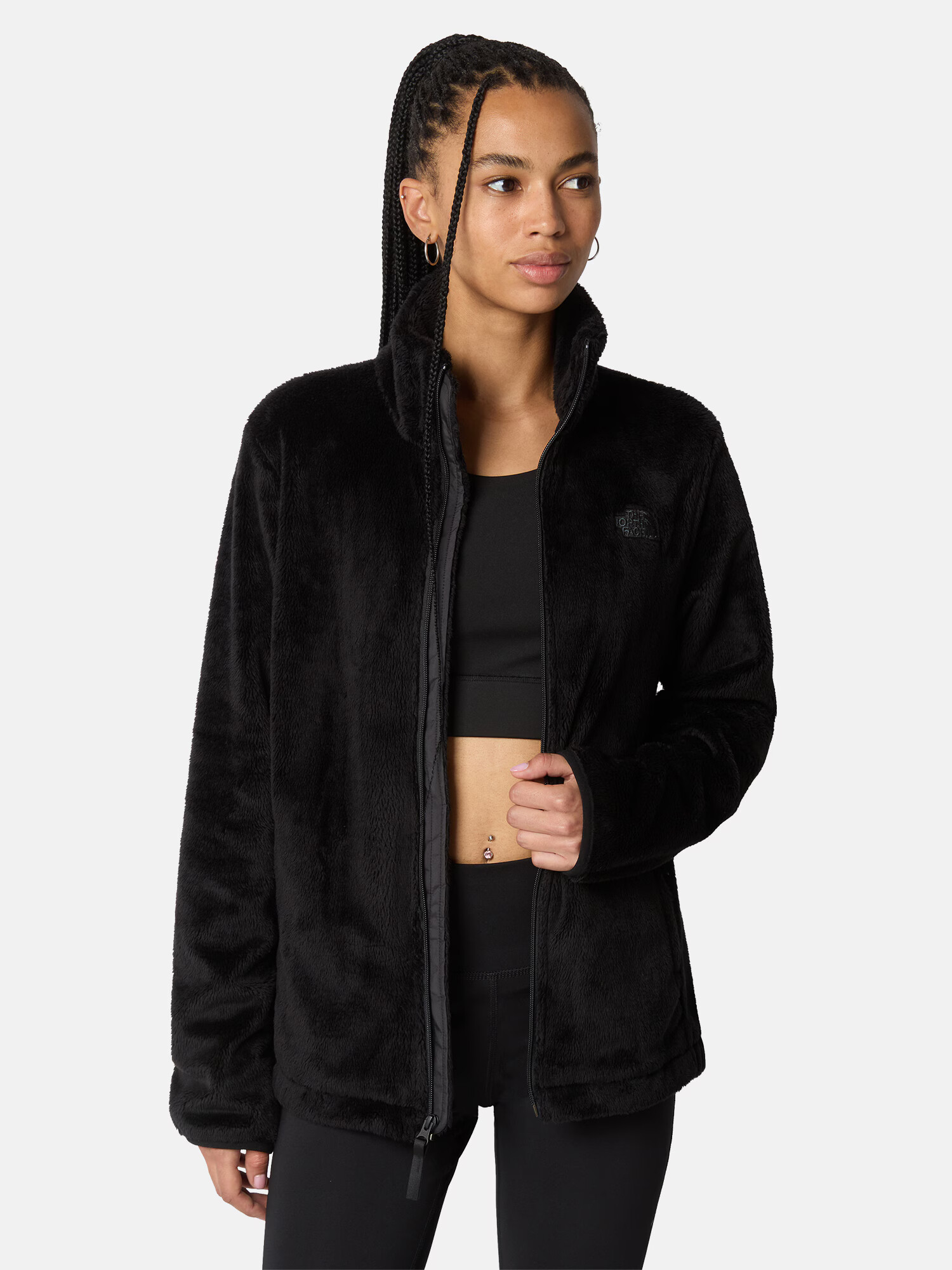 THE NORTH FACE Jachetă fleece 'OSITO' negru / alb - Pled.ro