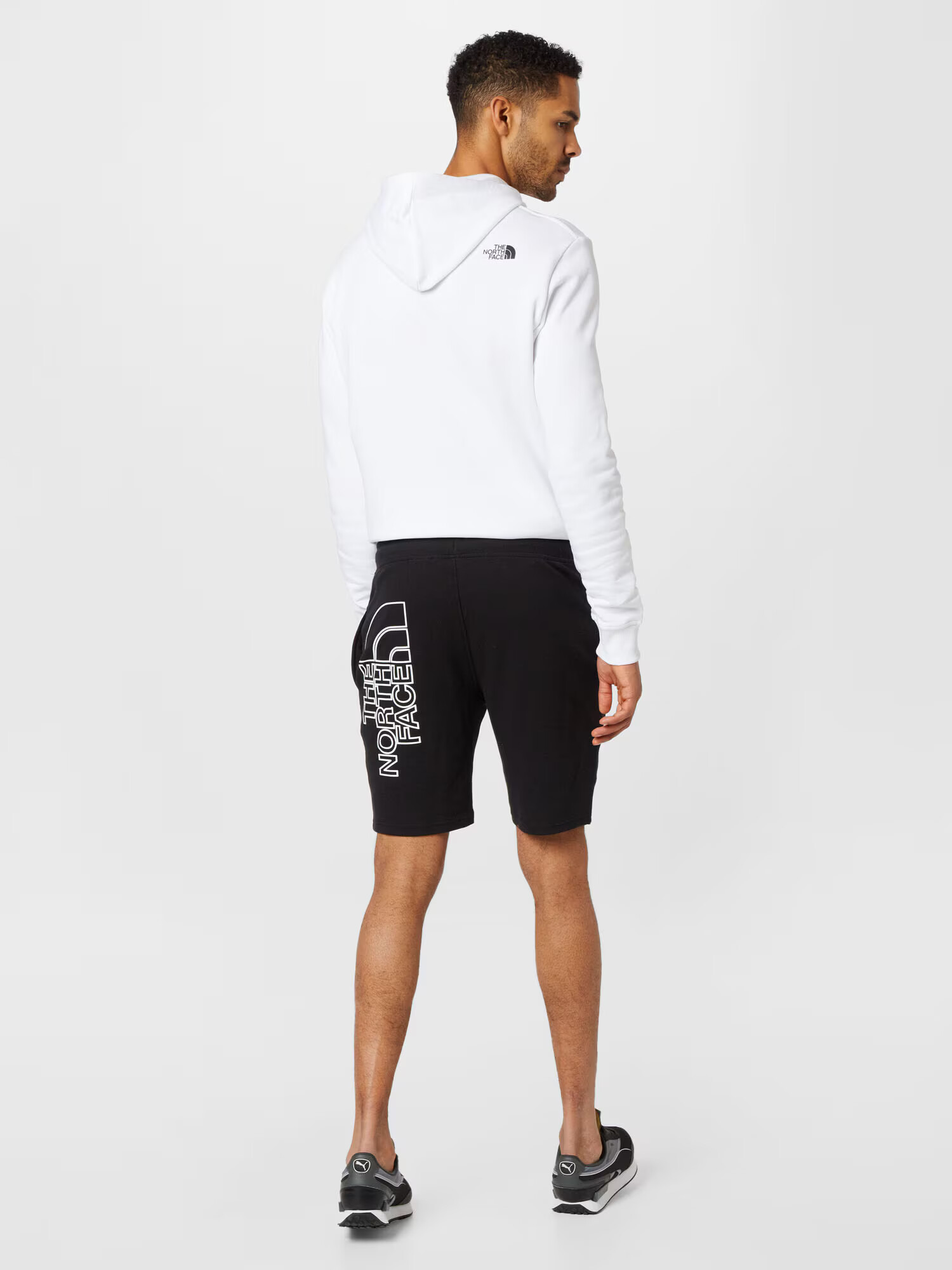 THE NORTH FACE Pantaloni 'Graphic Light' negru / alb - Pled.ro