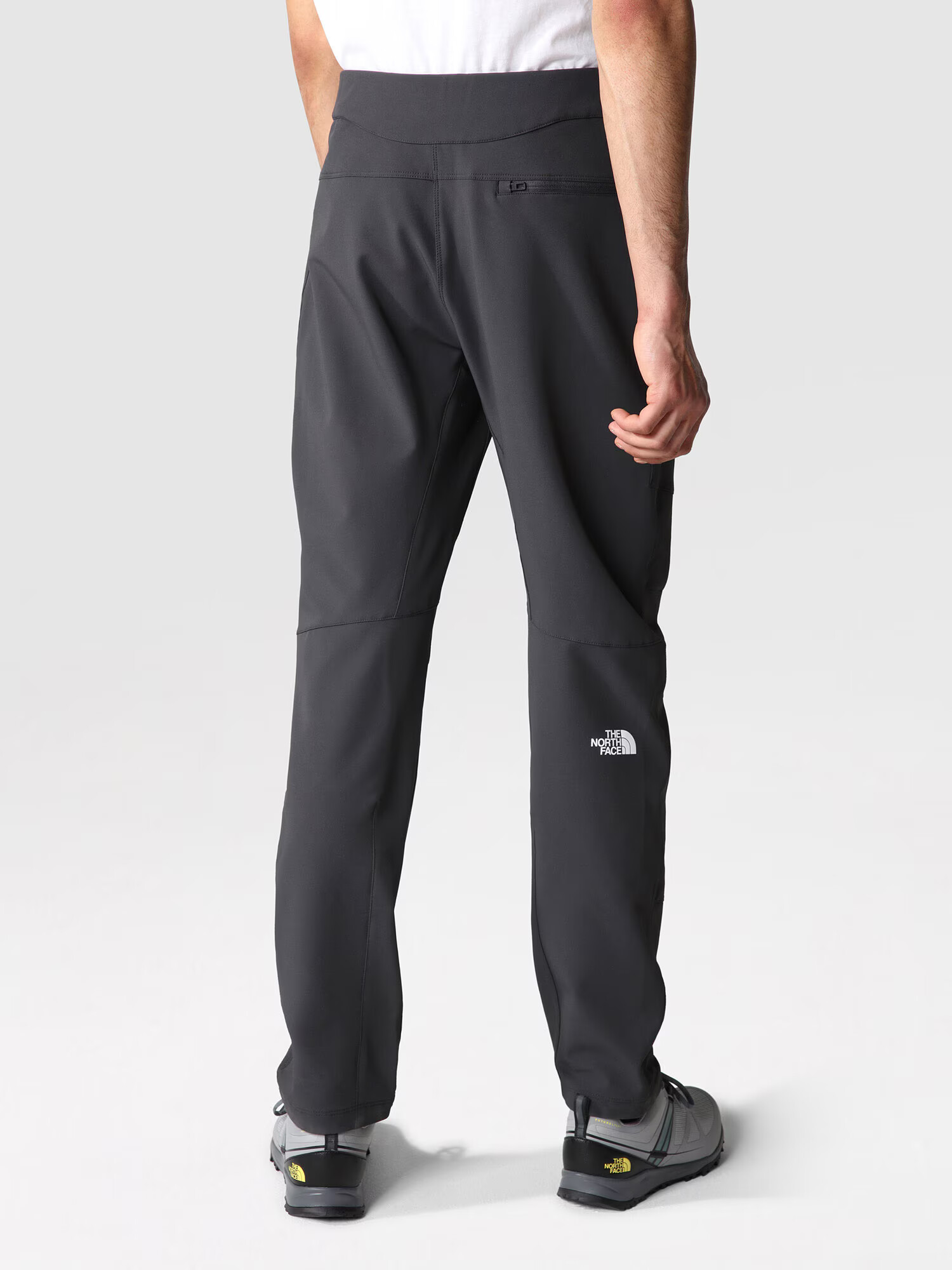 THE NORTH FACE Pantaloni outdoor 'DIABLO' gri metalic / alb - Pled.ro