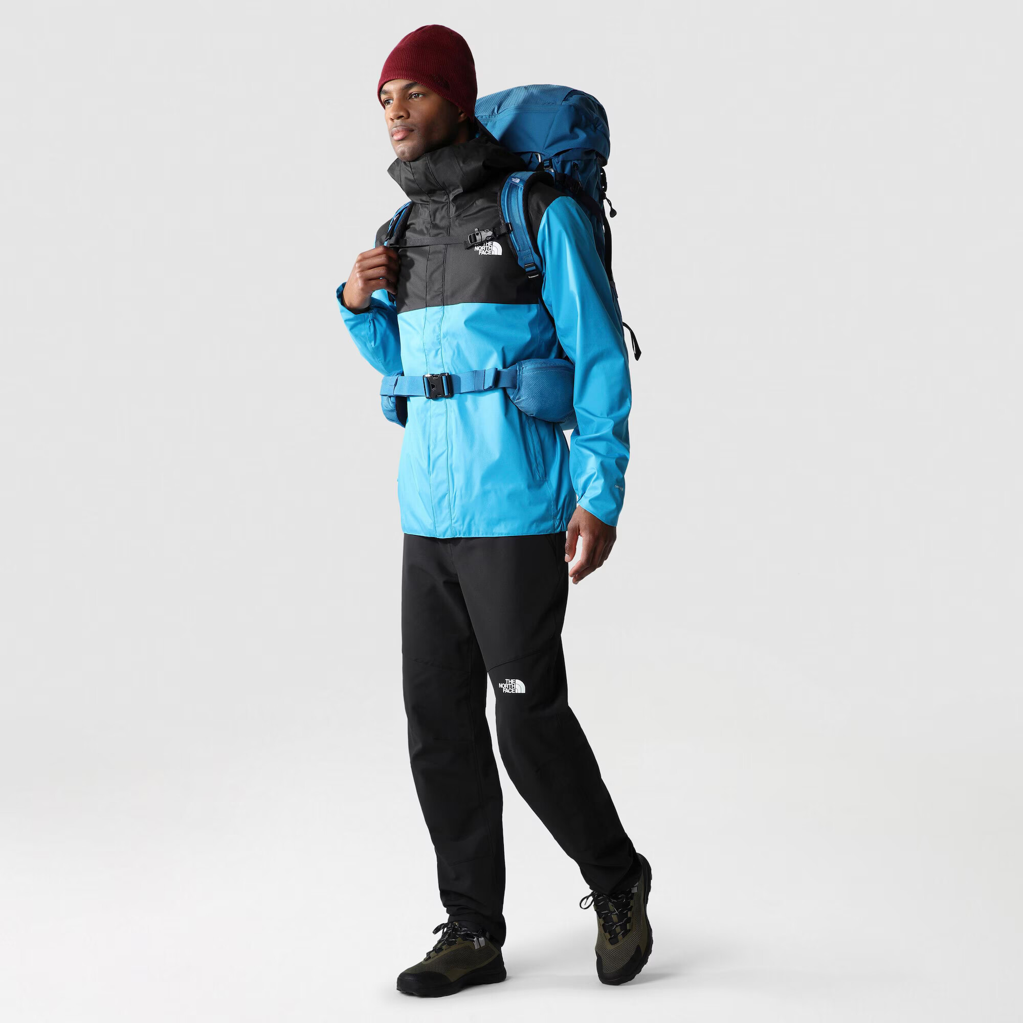 THE NORTH FACE Pantaloni outdoor 'Diablo' negru / alb - Pled.ro