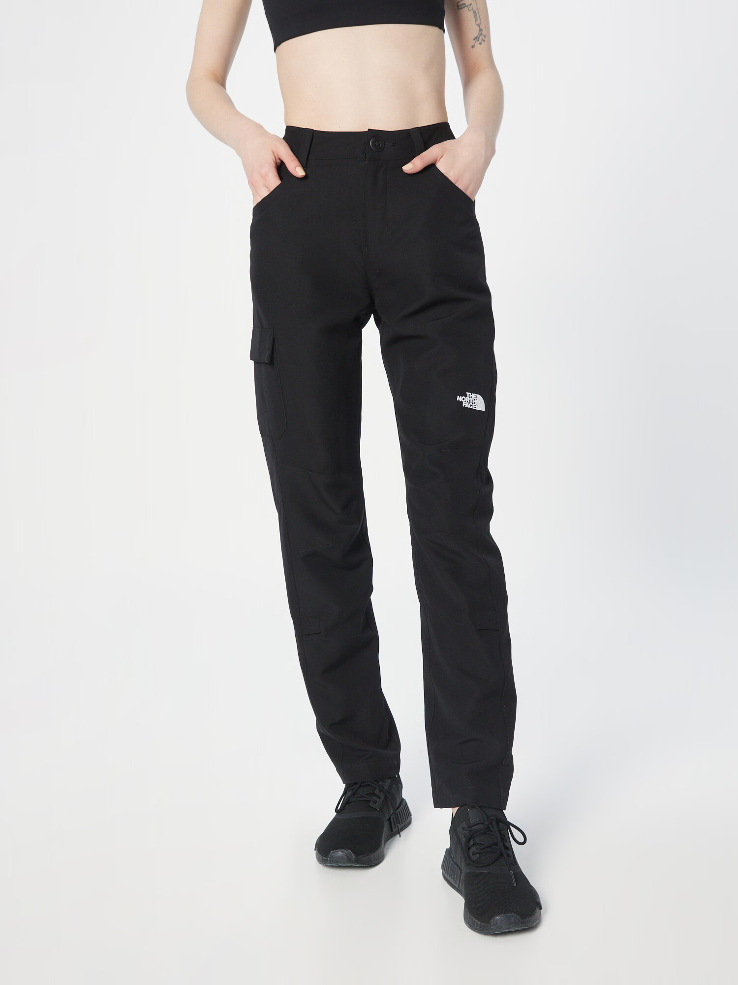 THE NORTH FACE Pantaloni outdoor 'HORIZON' negru / alb - Pled.ro