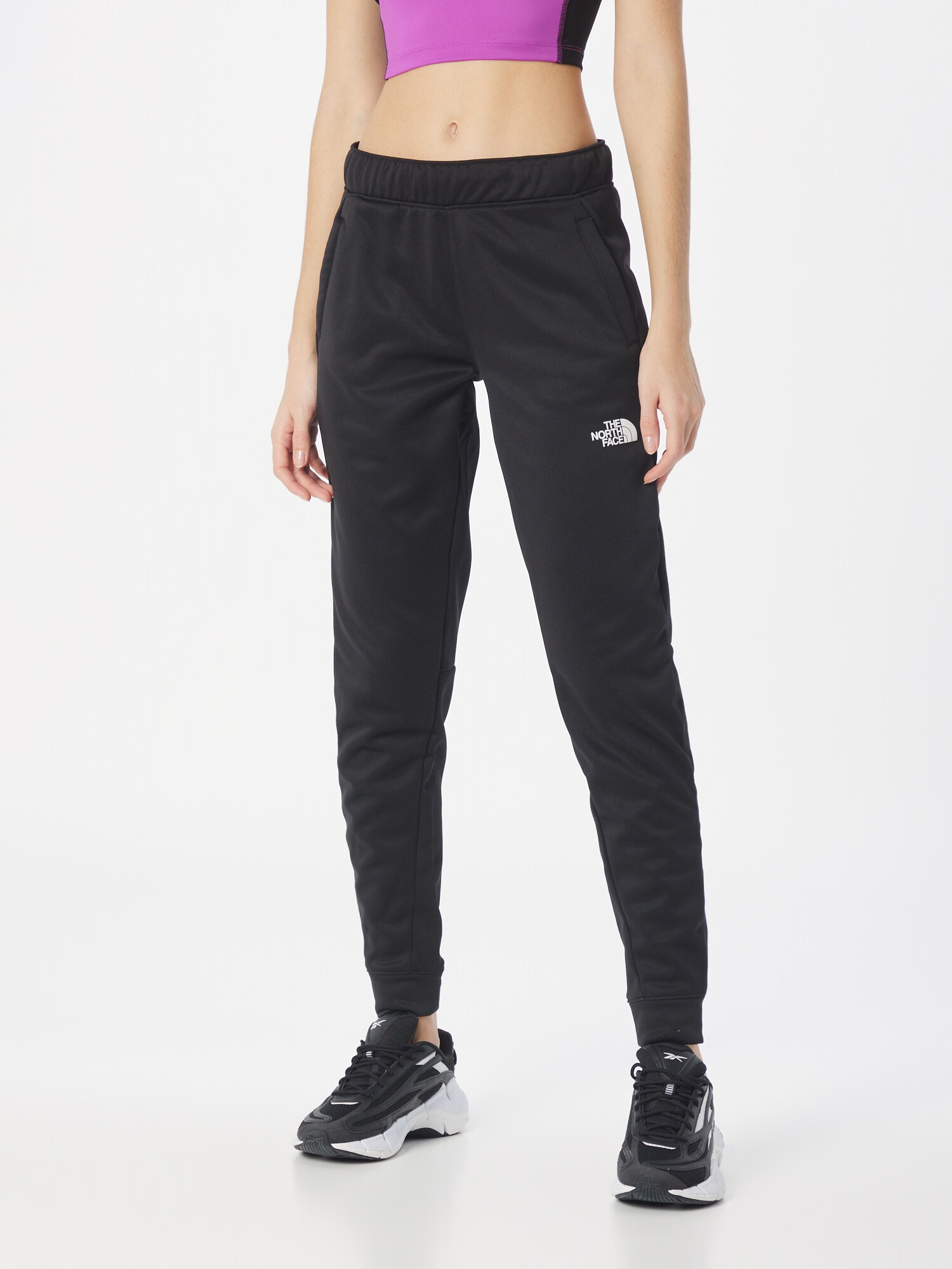 THE NORTH FACE Pantaloni outdoor 'Reaxion' negru / alb - Pled.ro