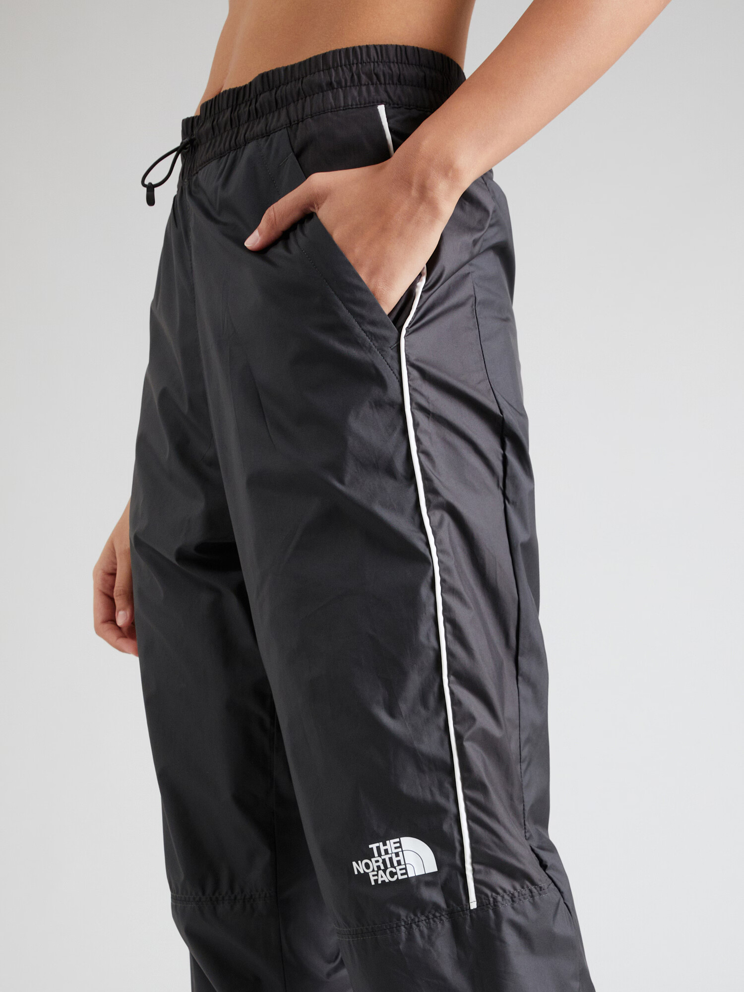 THE NORTH FACE Pantaloni sport gri metalic / alb - Pled.ro