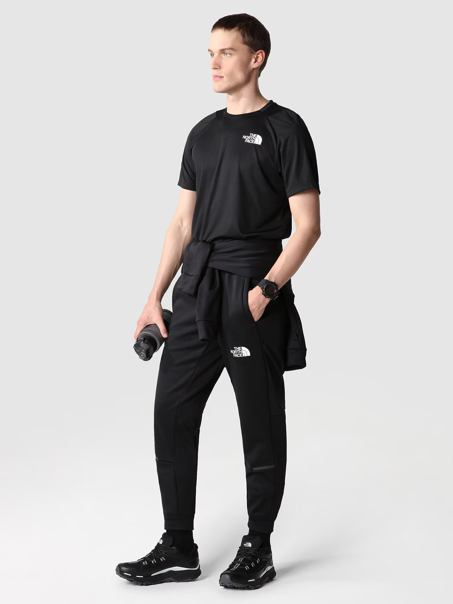 THE NORTH FACE Pantaloni sport negru / alb - Pled.ro