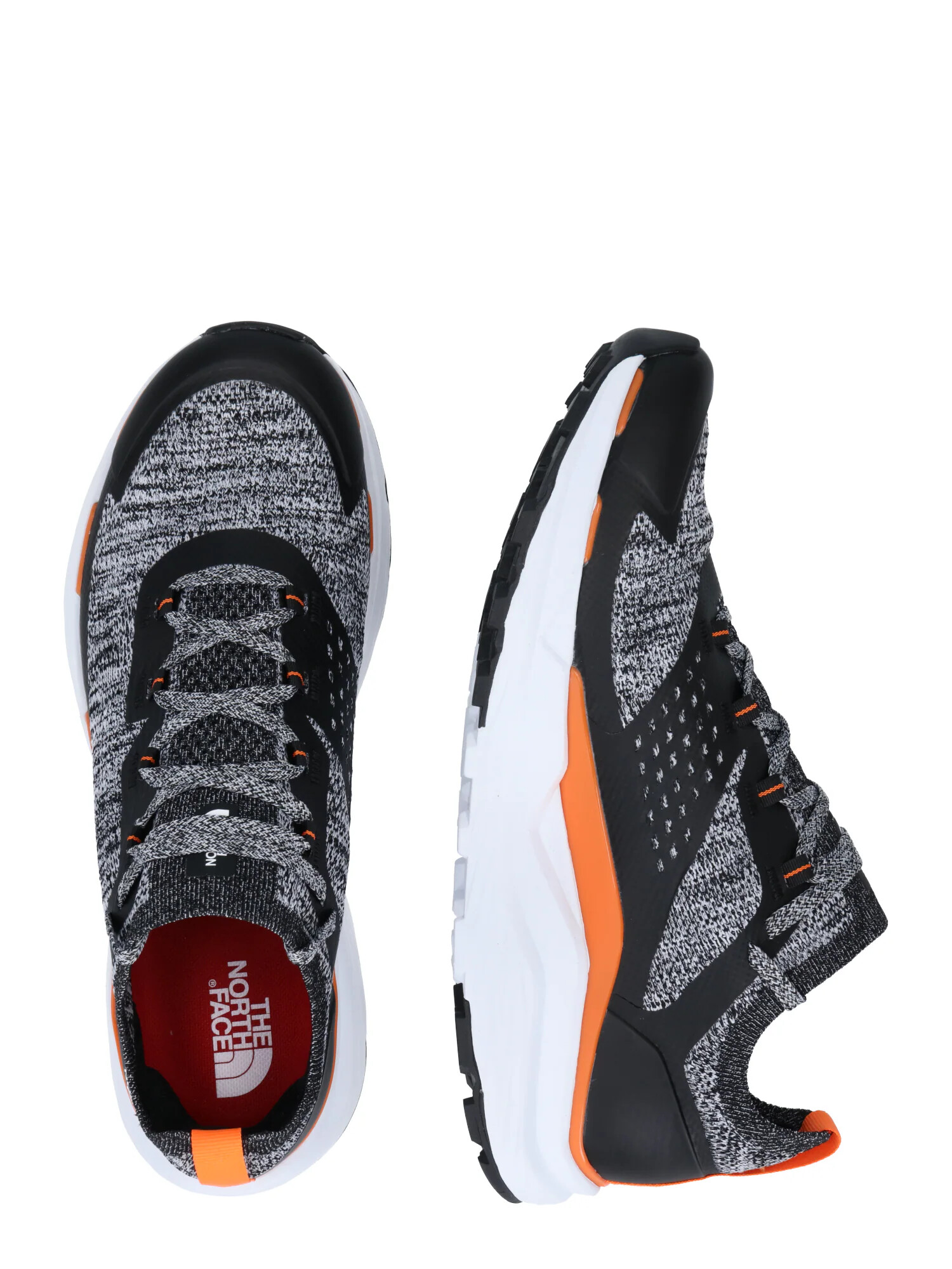 THE NORTH FACE Pantofi 'Escape' gri amestecat / portocaliu neon / negru - Pled.ro