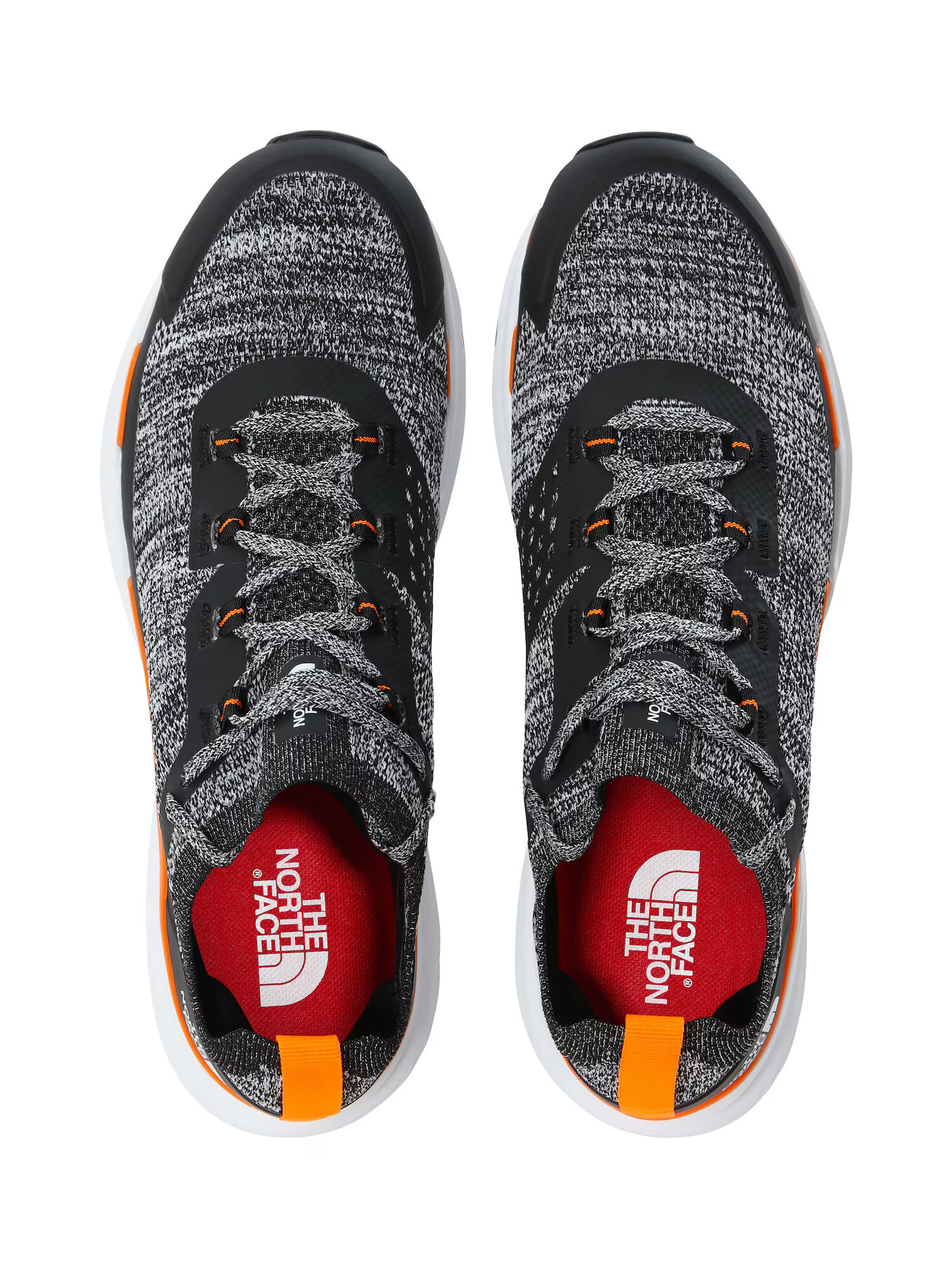 THE NORTH FACE Pantofi 'Escape' gri amestecat / portocaliu neon / negru - Pled.ro