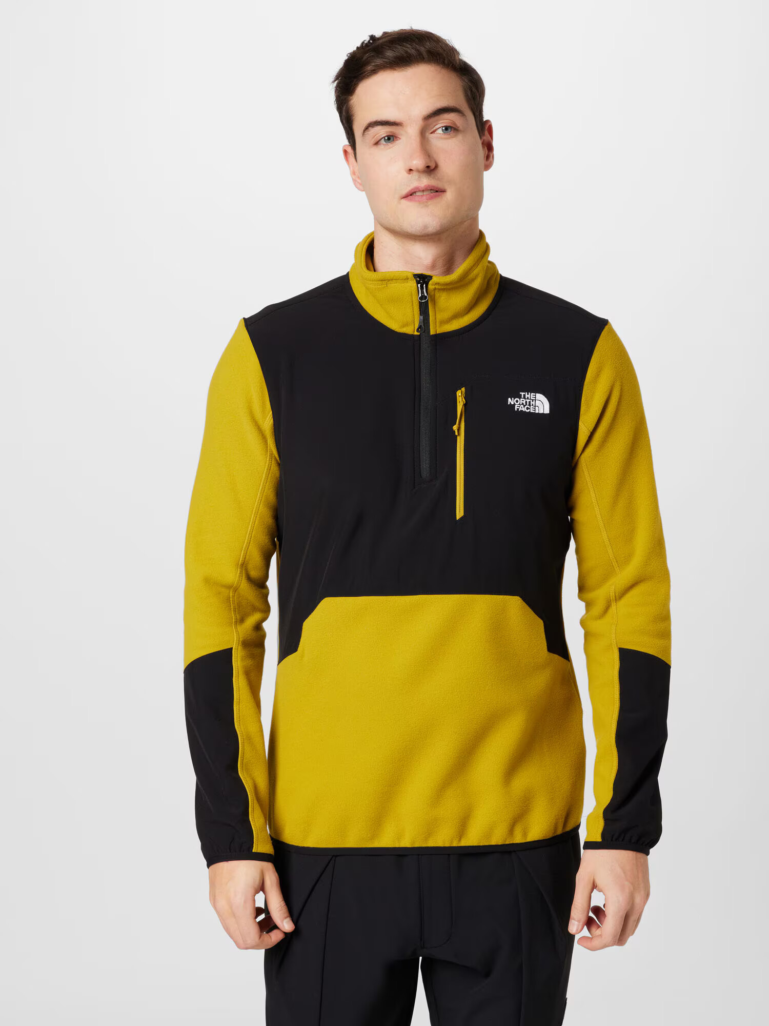 THE NORTH FACE Pulovere sport 'GLACIER' galben muștar / negru - Pled.ro