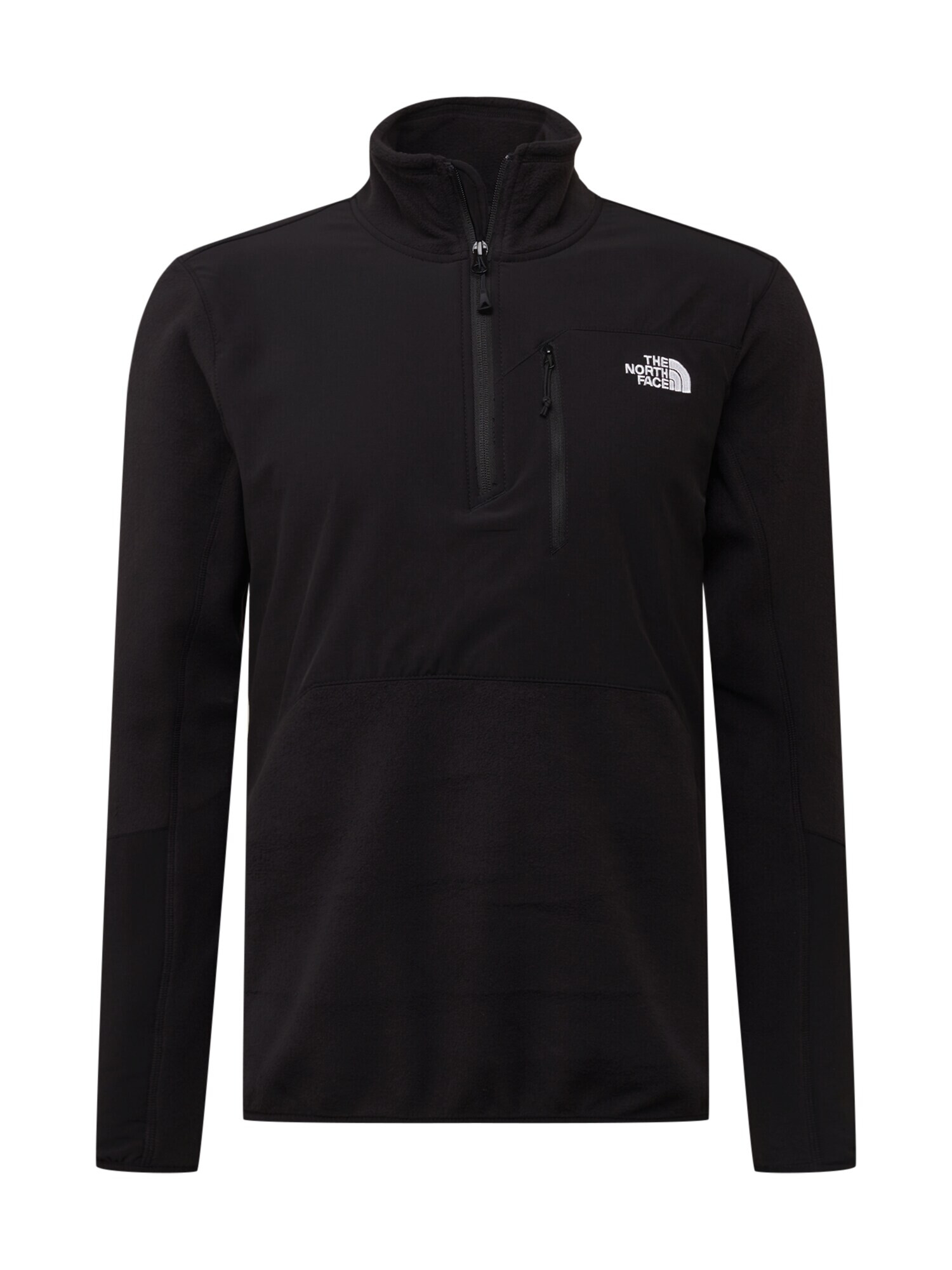 THE NORTH FACE Pulovere sport 'Glacier Pro' negru / alb - Pled.ro