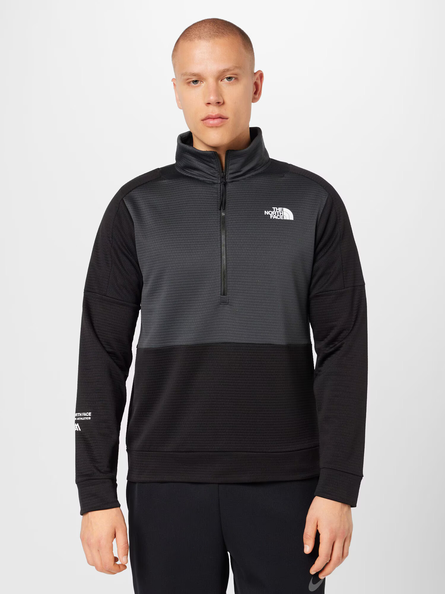 THE NORTH FACE Pulovere sport gri închis / negru / alb - Pled.ro