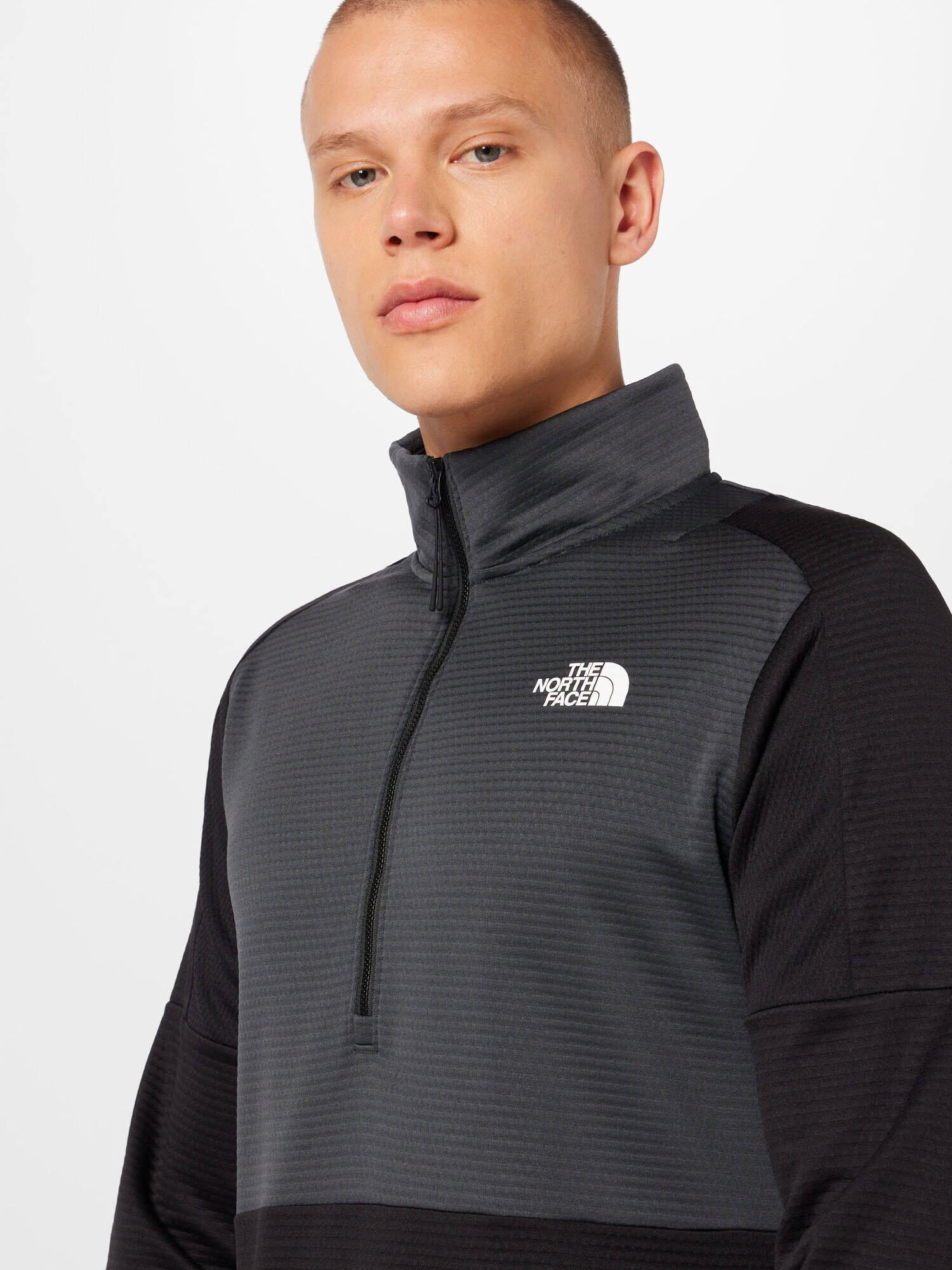 THE NORTH FACE Pulovere sport gri închis / negru / alb - Pled.ro