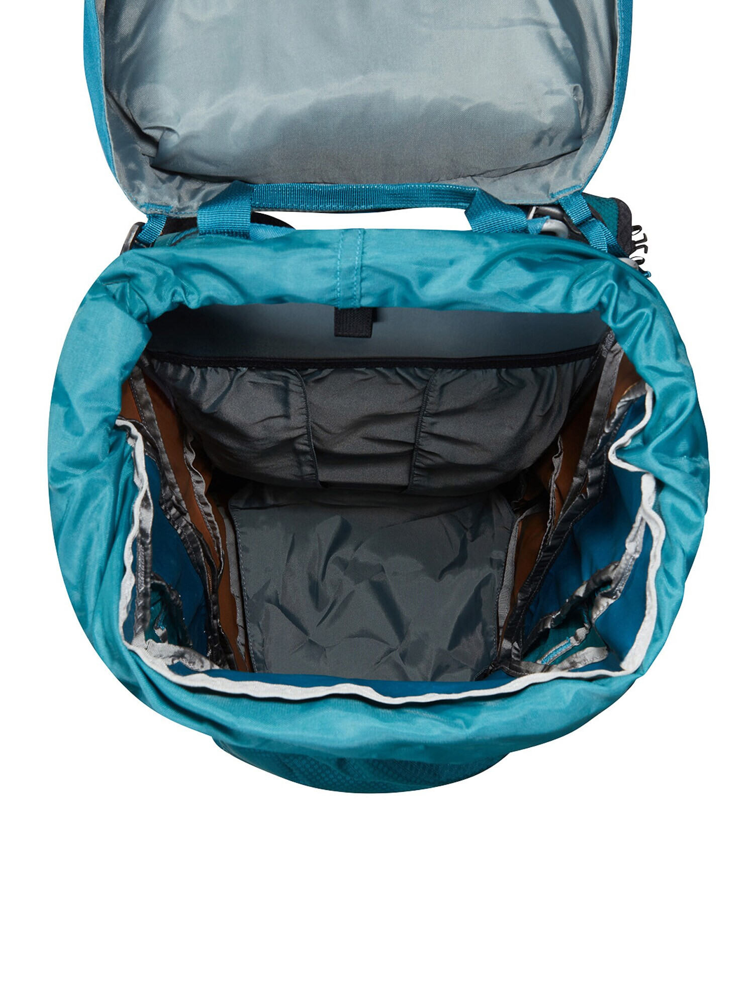 THE NORTH FACE Rucsac sport 'Terra 55' cyan / maro deschis / verde petrol / alb - Pled.ro