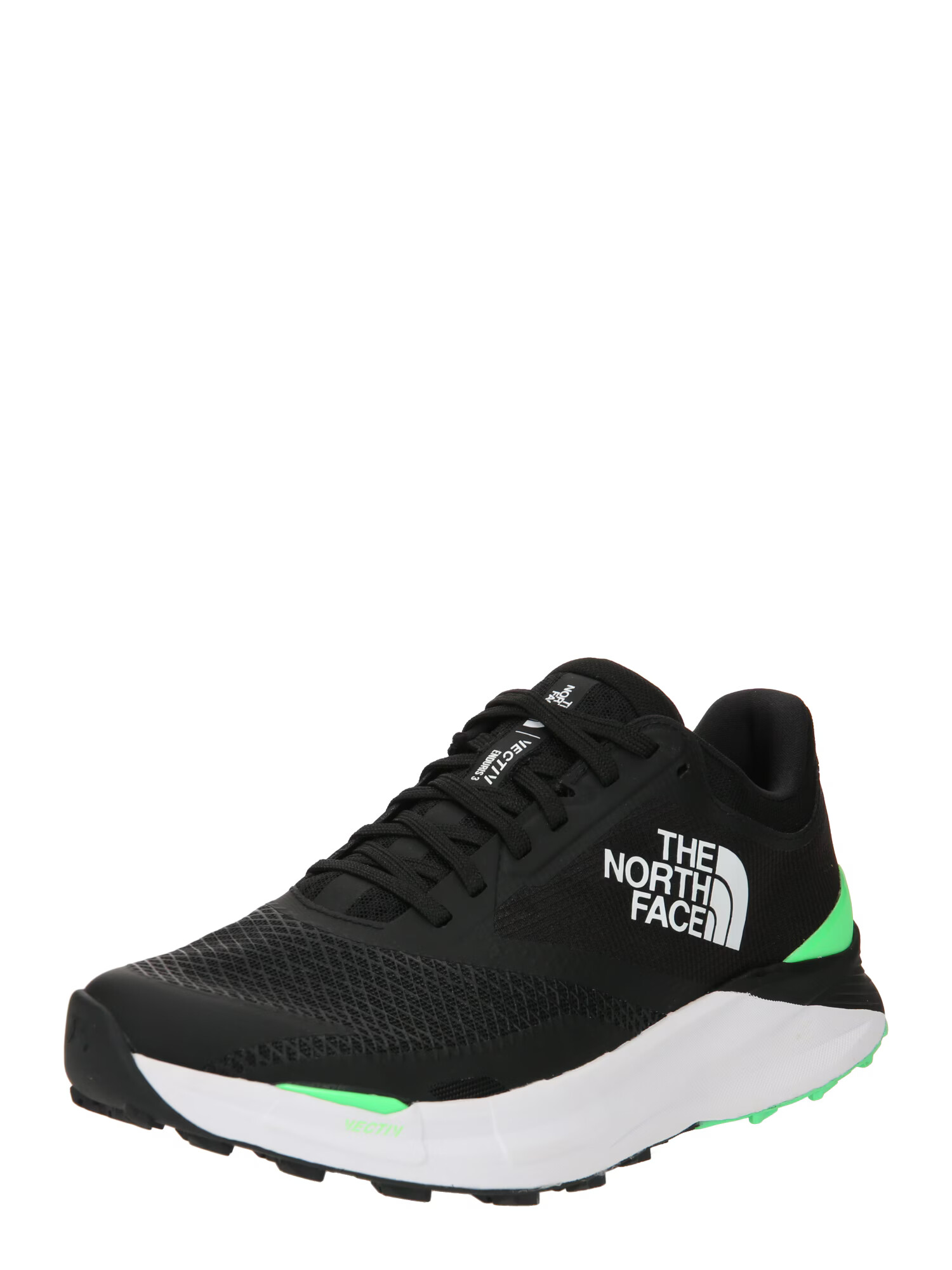 THE NORTH FACE Sneaker de alergat 'Vectiv Enduris 3' verde neon / negru / alb - Pled.ro