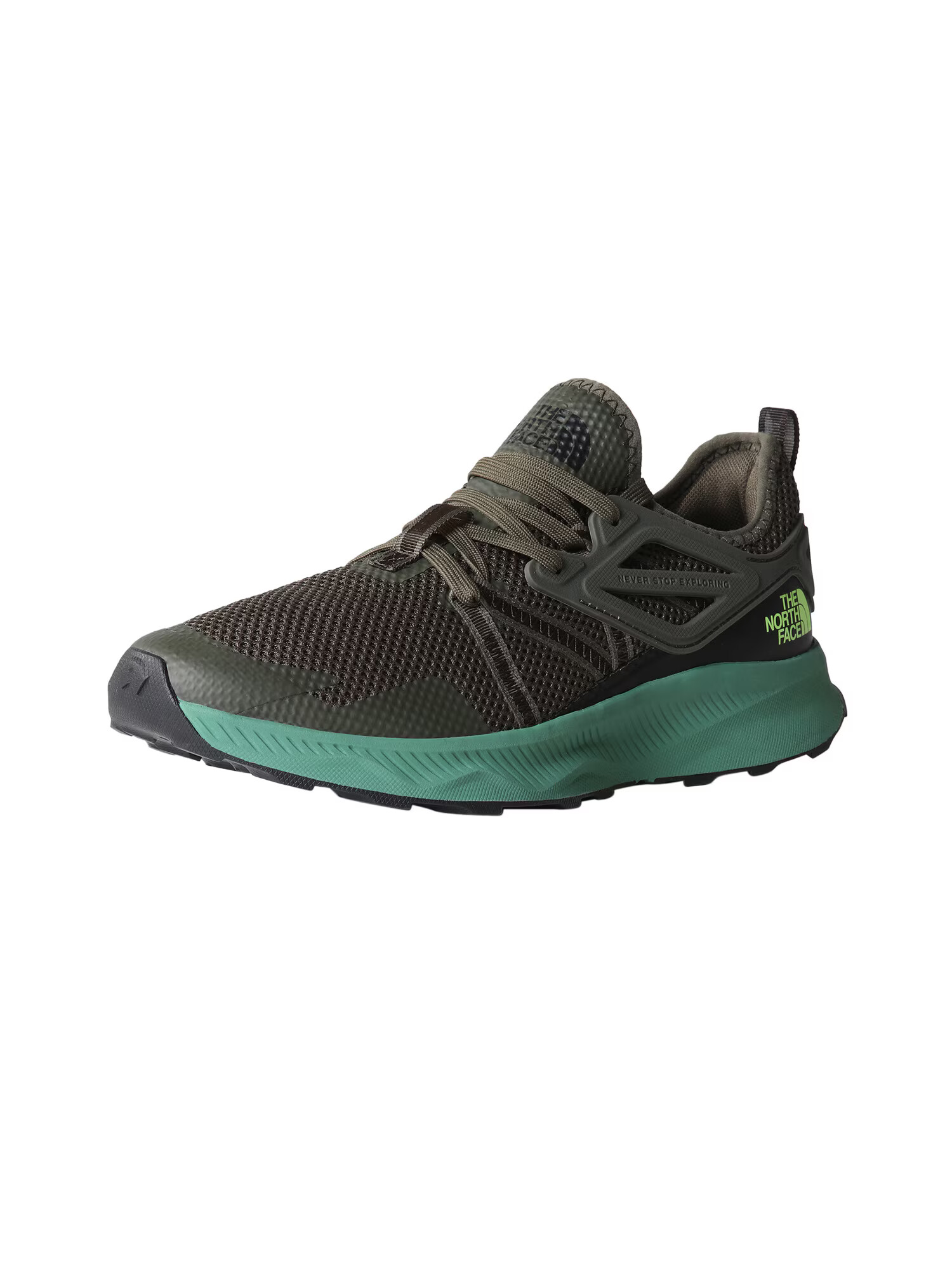 THE NORTH FACE Sneaker low 'OXEYE' maro închis / verde mentă / verde deschis - Pled.ro