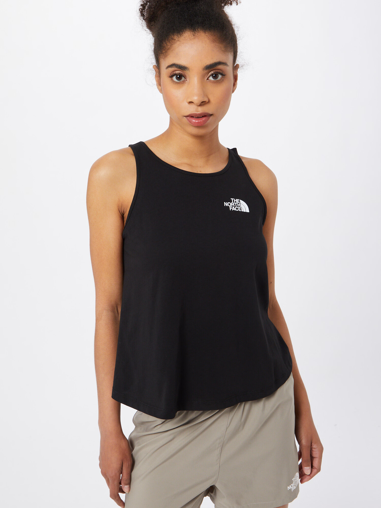 THE NORTH FACE Sport top negru / alb - Pled.ro