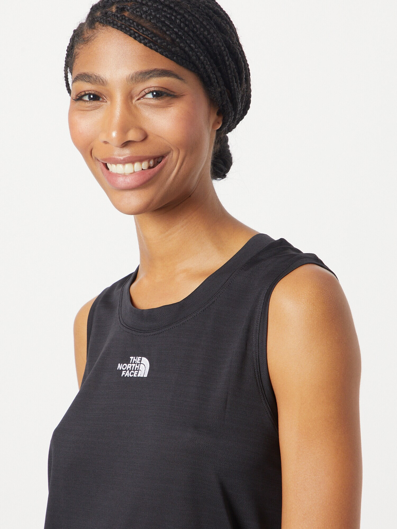 THE NORTH FACE Sport top negru / alb - Pled.ro