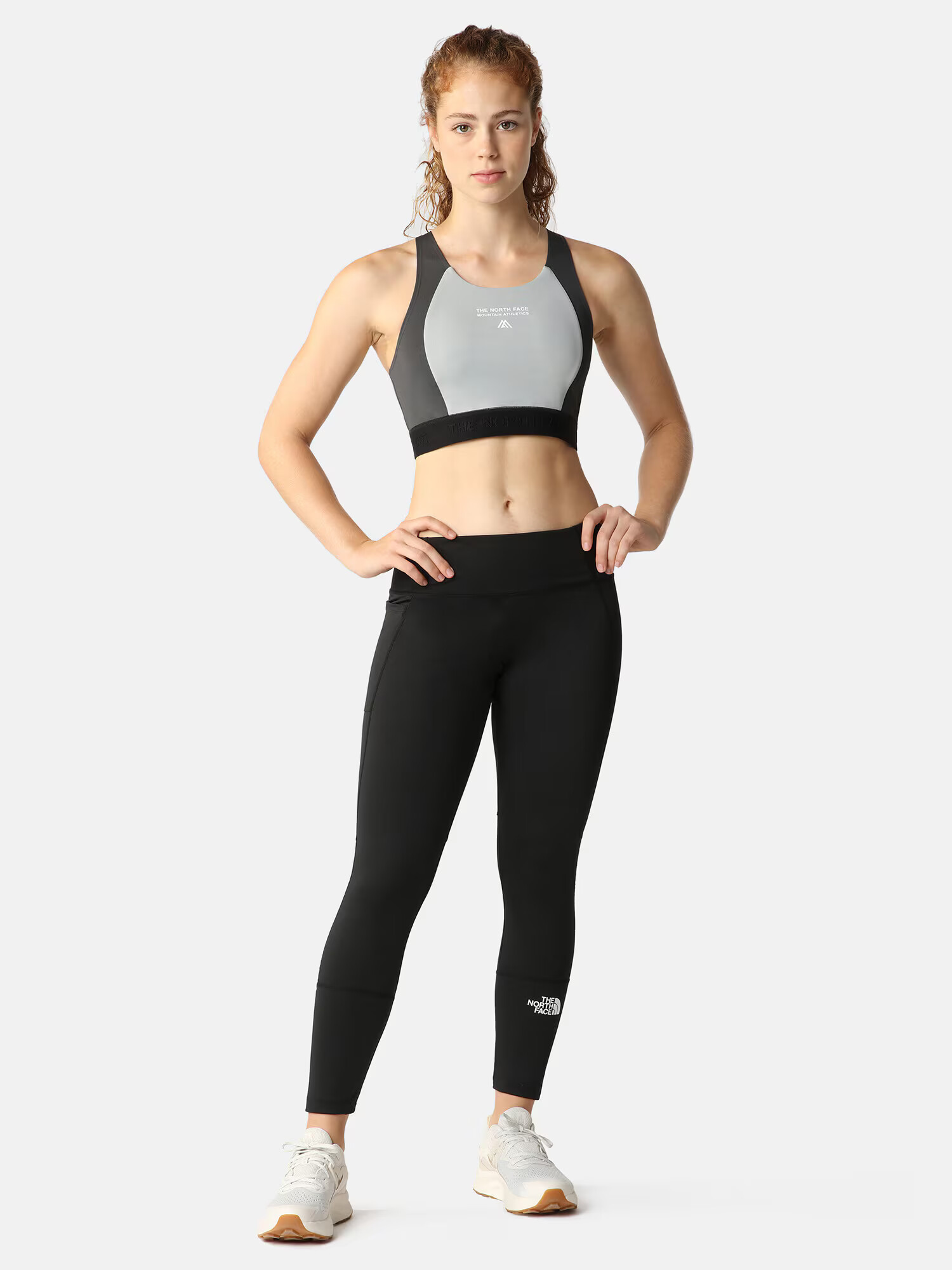 THE NORTH FACE Sutien sport 'MA' gri / negru / alb - Pled.ro