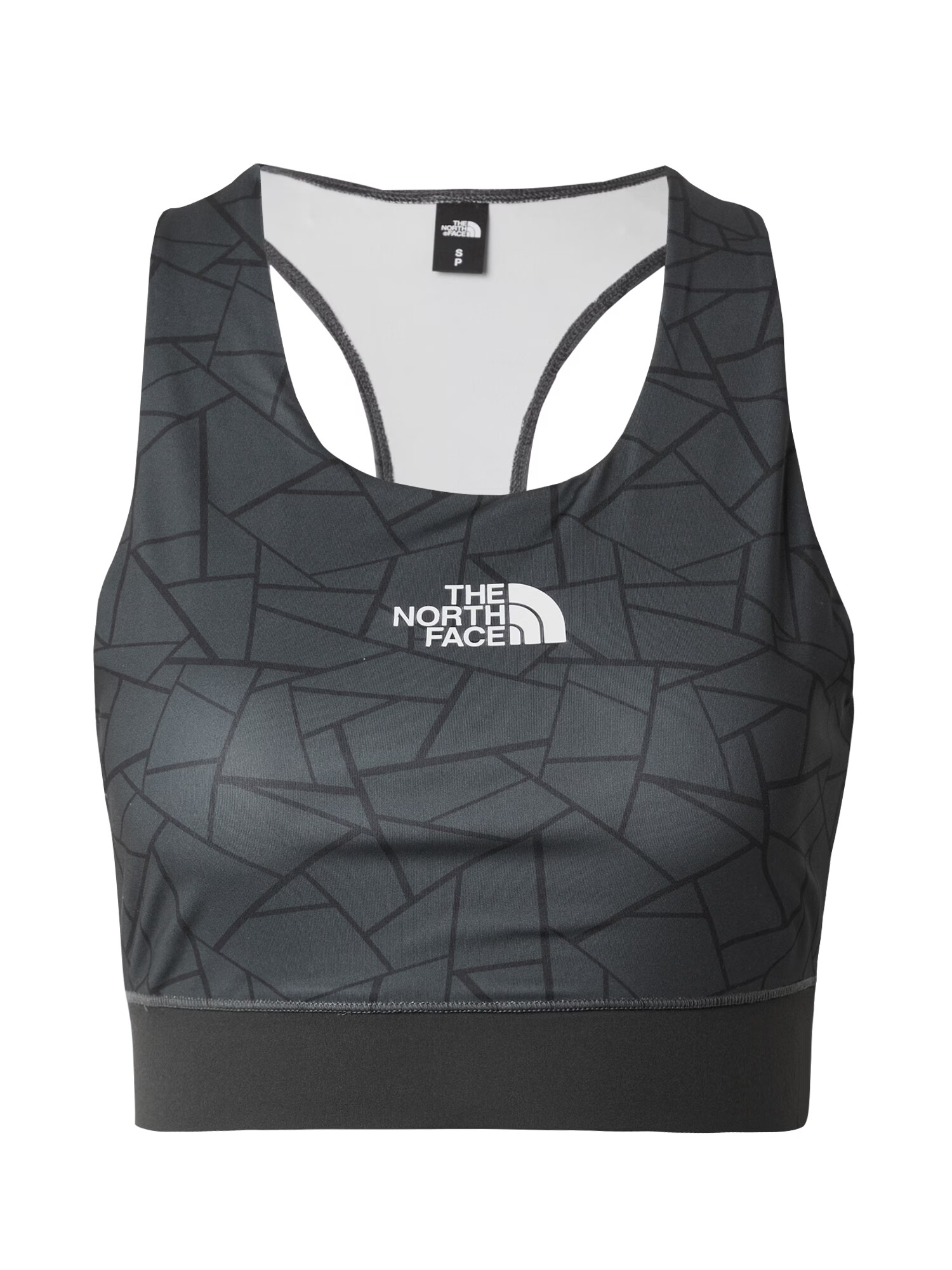 THE NORTH FACE Sutien sport 'MA LAB TANKLETTE' gri metalic / negru / alb - Pled.ro