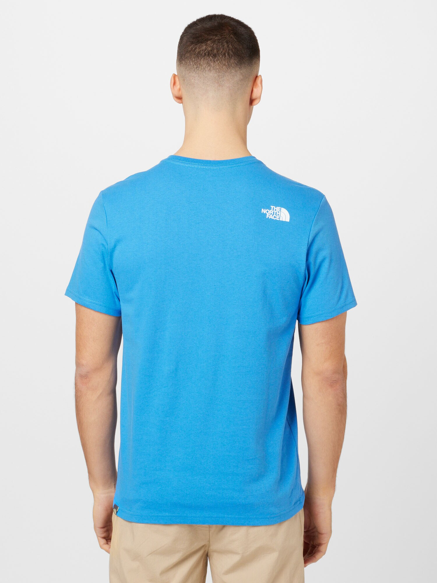 THE NORTH FACE Tricou azur / alb - Pled.ro