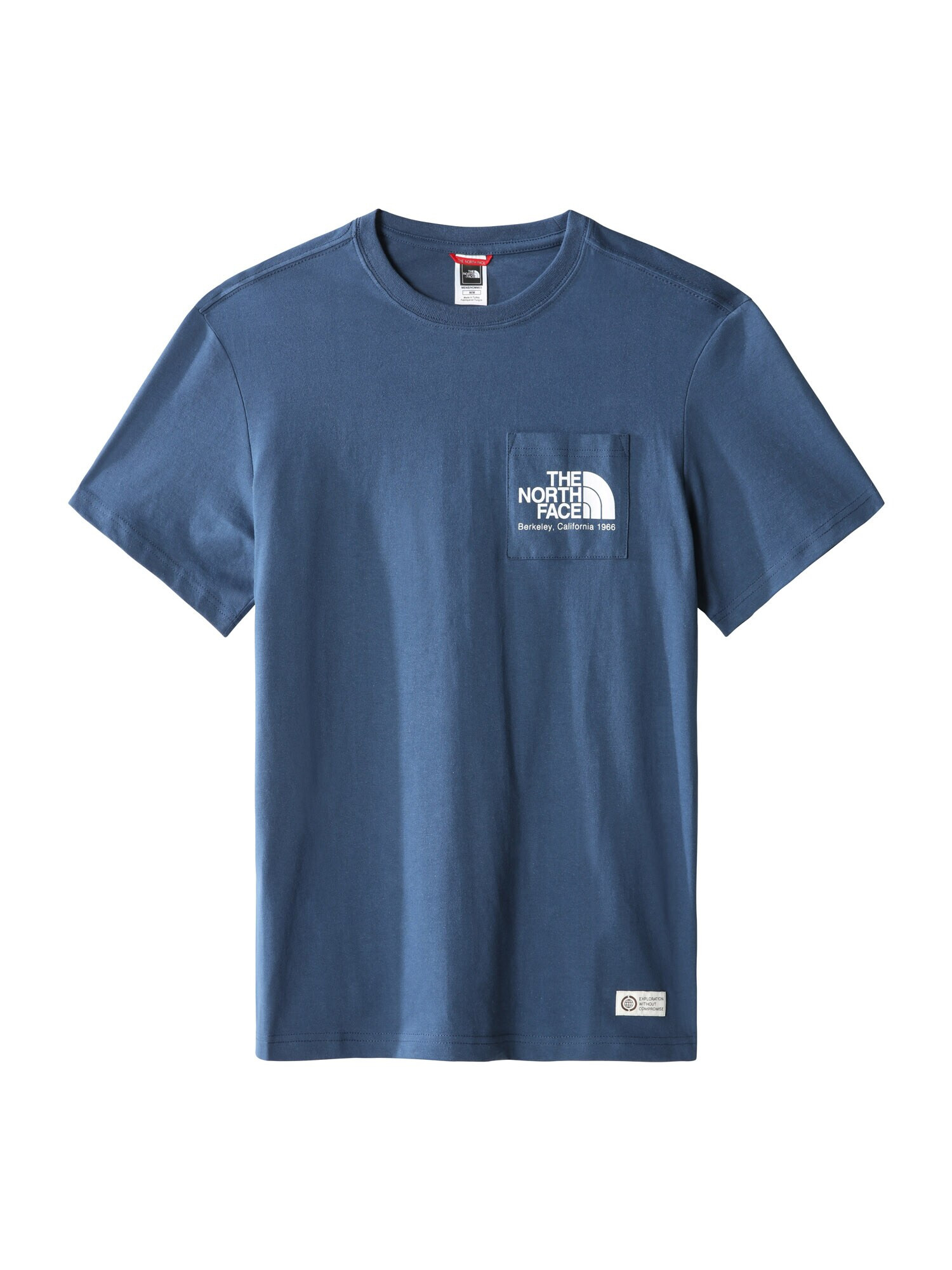 THE NORTH FACE Tricou funcțional 'BERKELEY CALIFORNIA' albastru marin / alb - Pled.ro