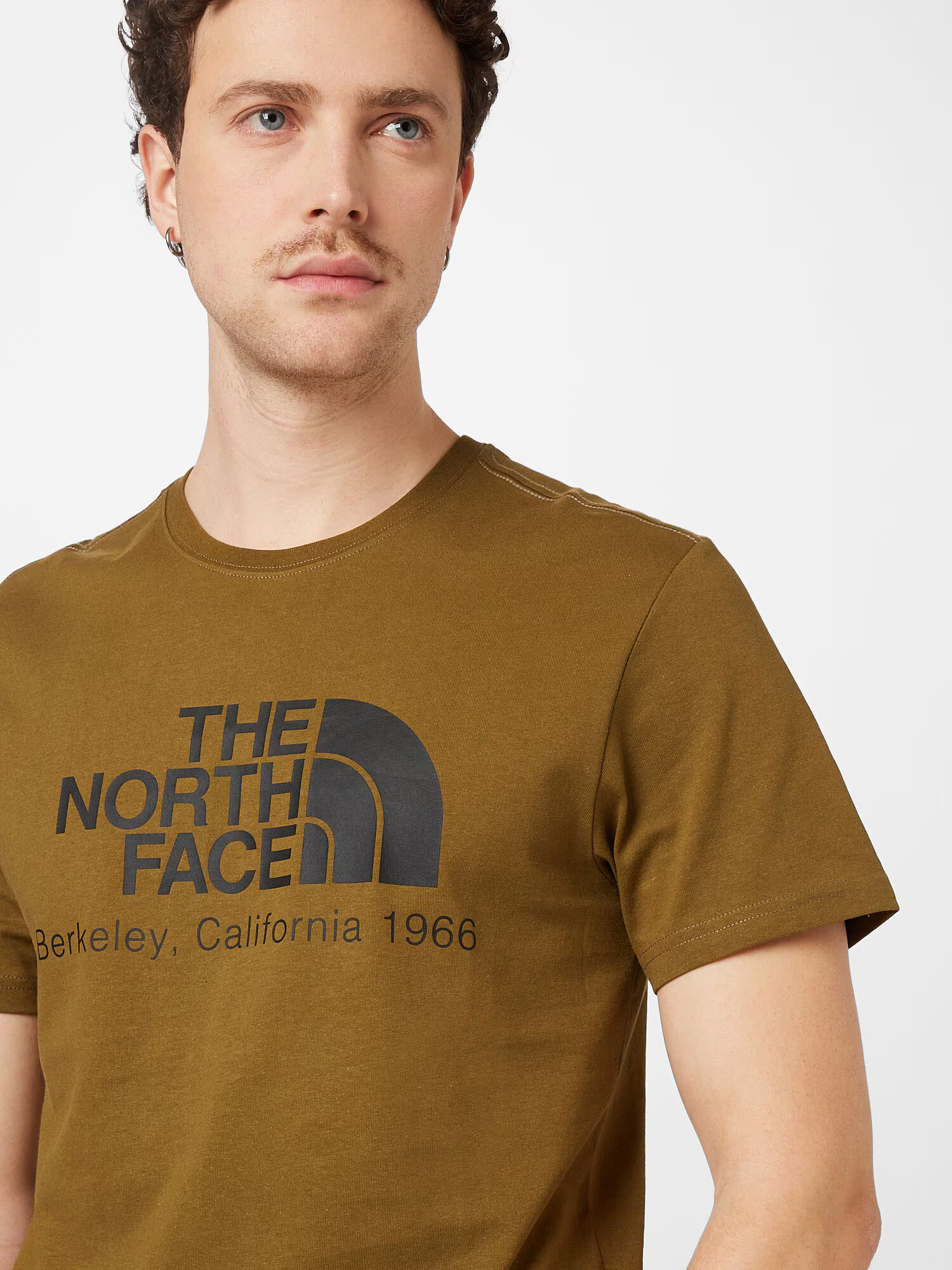 THE NORTH FACE Tricou 'BERKELEY CALIFORNIA' oliv / negru - Pled.ro