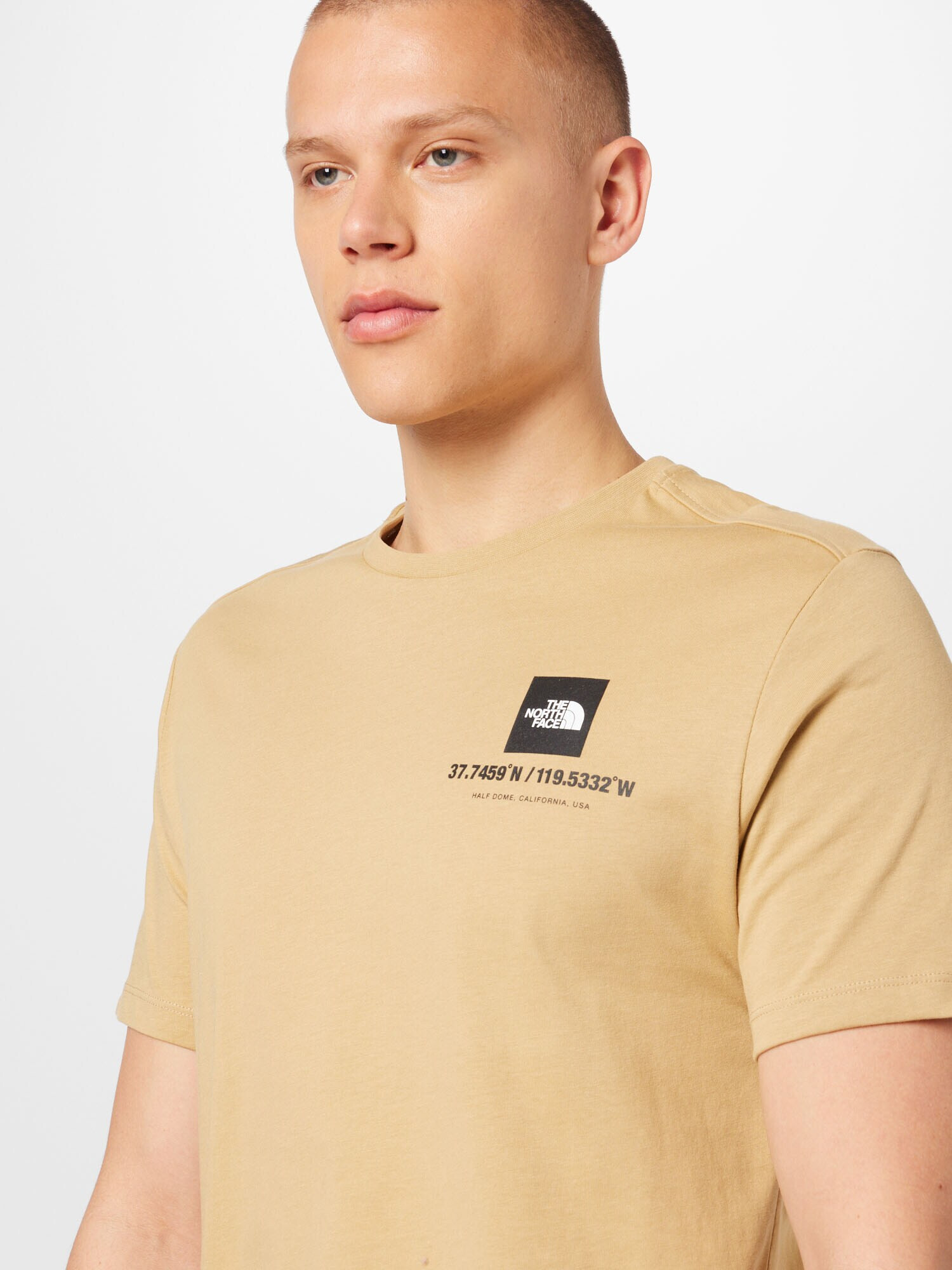 THE NORTH FACE Tricou 'COORDINATES' kaki / negru / alb - Pled.ro