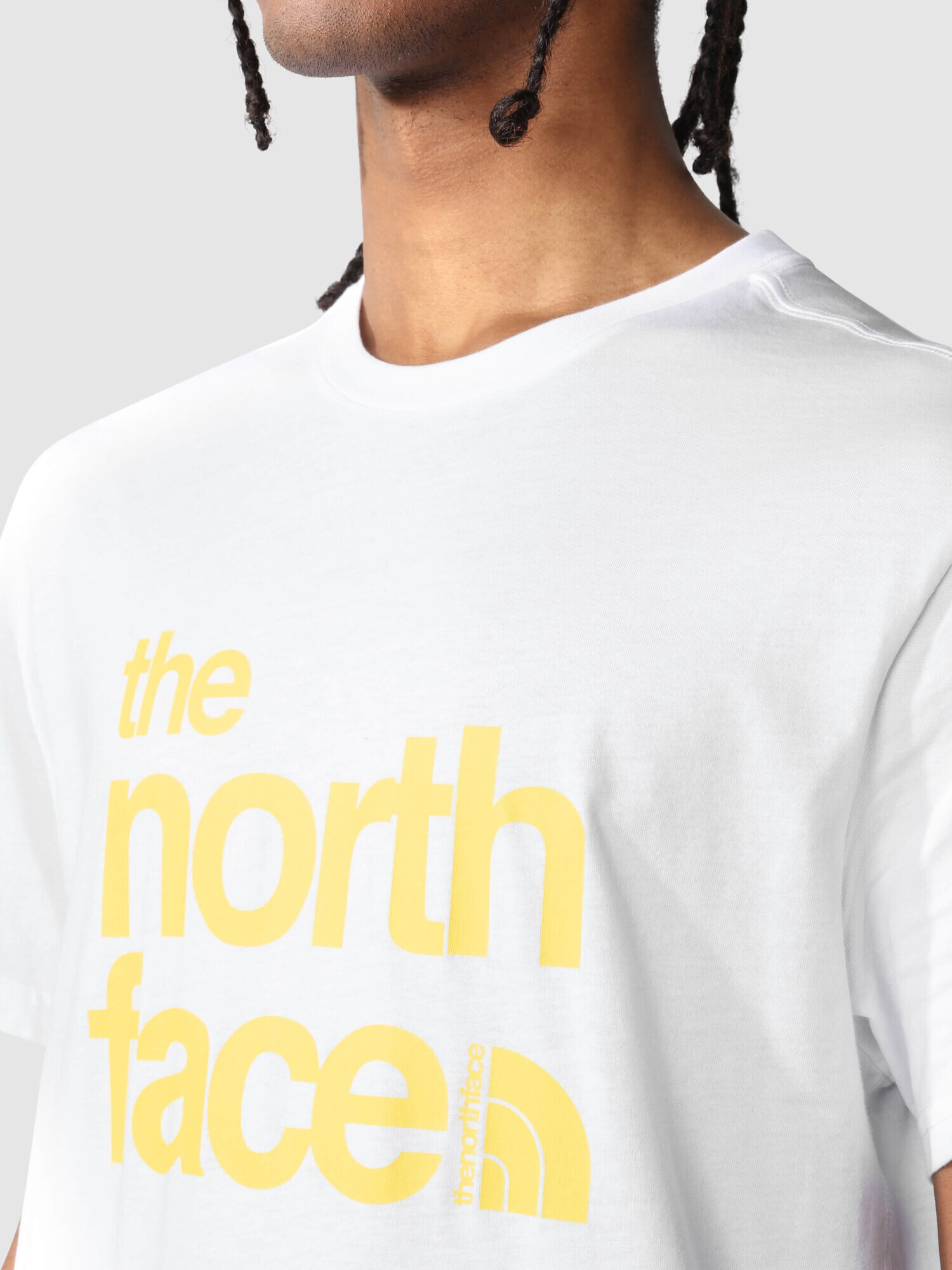 THE NORTH FACE Tricou 'Cordinates' galben / alb - Pled.ro