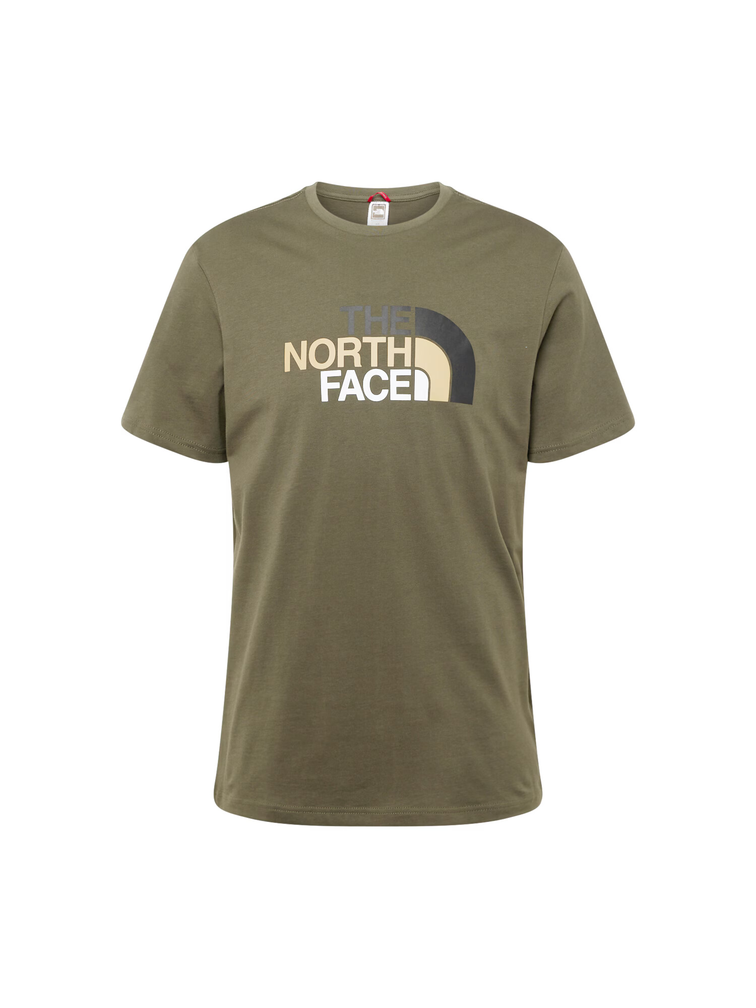 THE NORTH FACE Tricou 'Easy' bej închis / oliv / negru / alb - Pled.ro