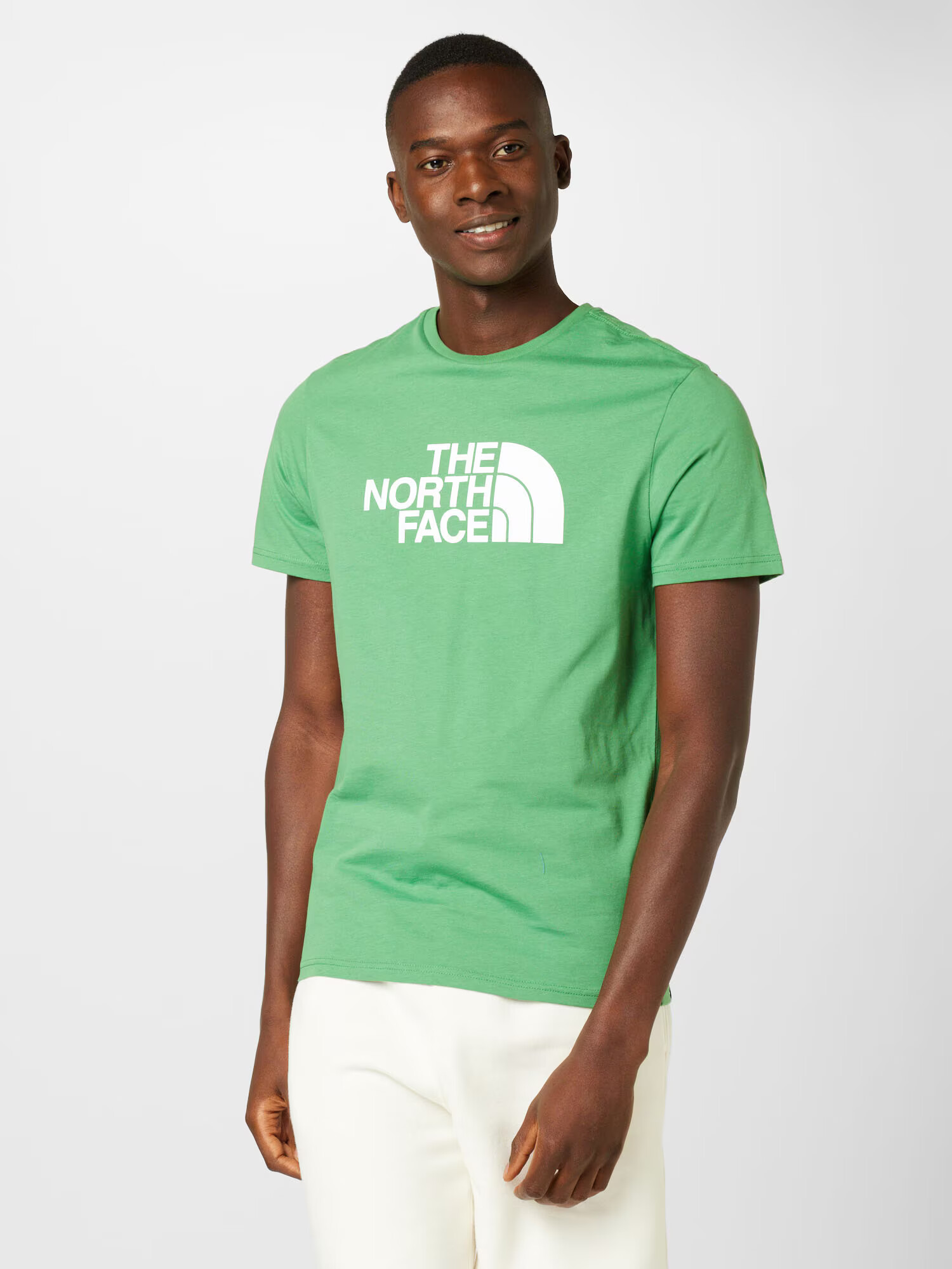 THE NORTH FACE Tricou 'Easy' verde iarbă / alb - Pled.ro