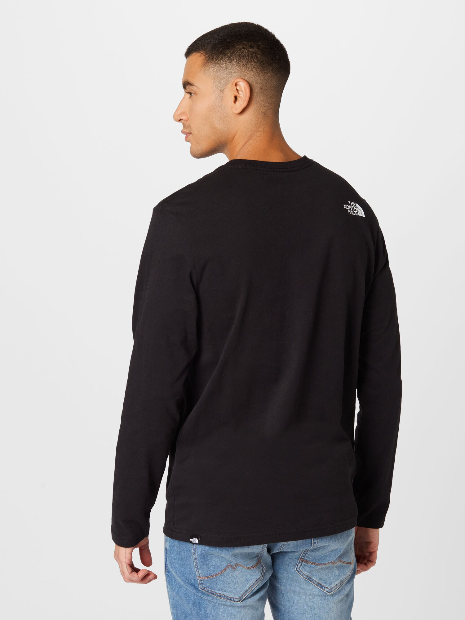 THE NORTH FACE Tricou 'Fine' negru / alb - Pled.ro