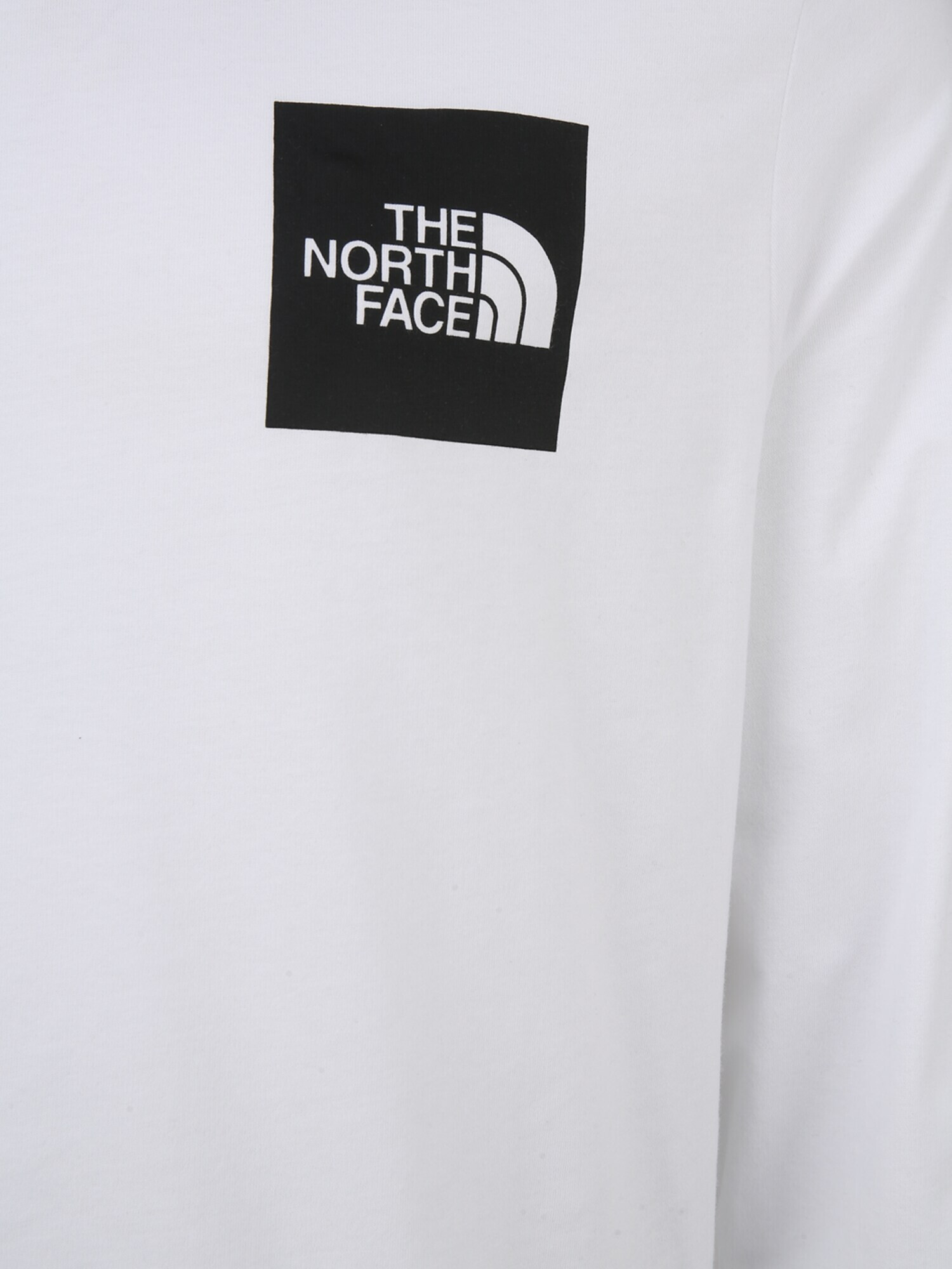 THE NORTH FACE Tricou 'Fine' negru / alb murdar - Pled.ro