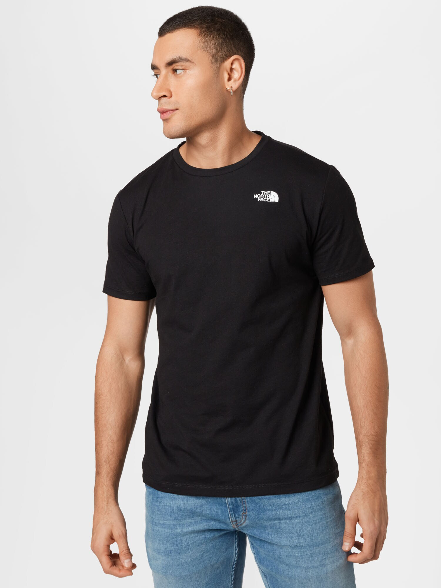 THE NORTH FACE Tricou funcțional 'FOUNDATION' negru / alb - Pled.ro