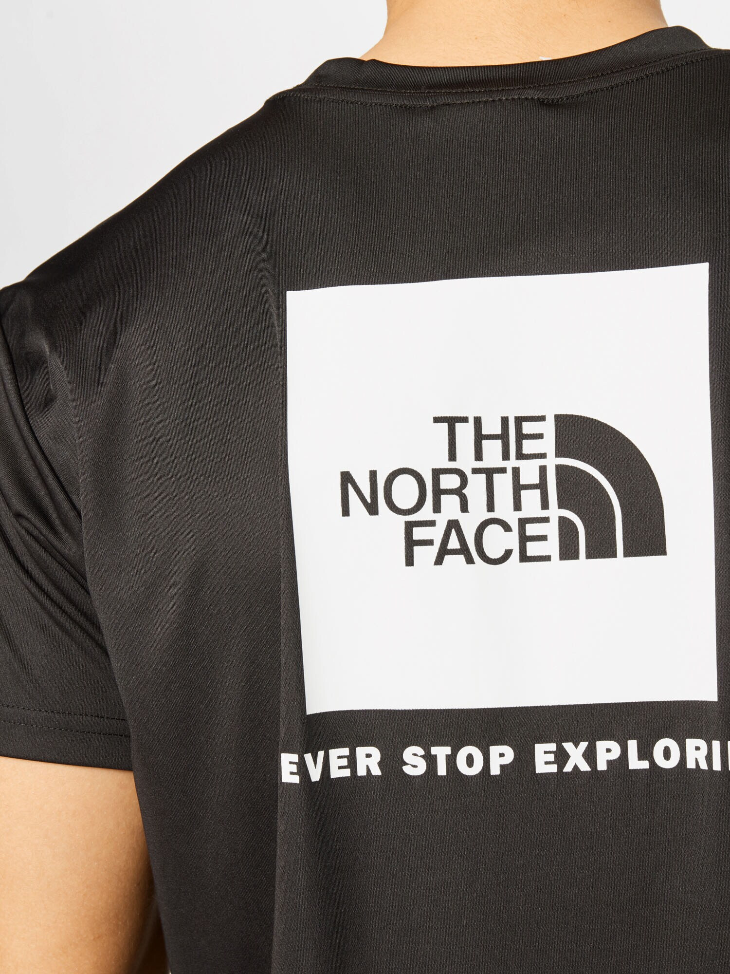 THE NORTH FACE Tricou funcțional 'Reaxion' negru / alb - Pled.ro