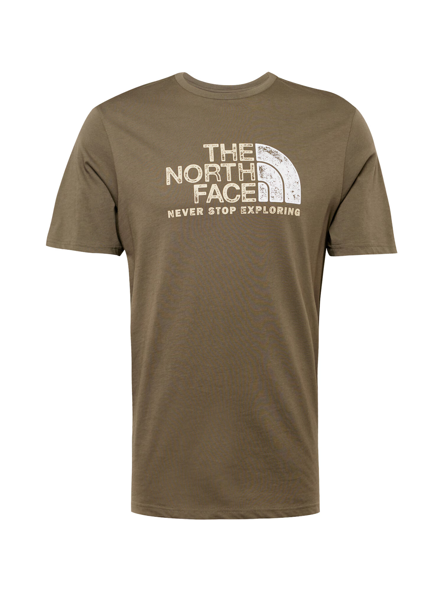 THE NORTH FACE Tricou galben deschis / grej / alb - Pled.ro