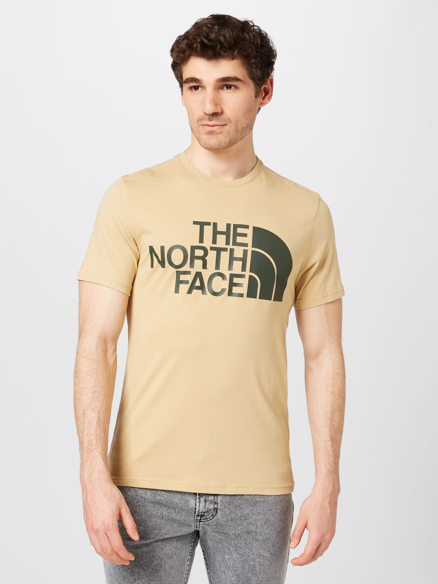 THE NORTH FACE Tricou galben deschis / negru - Pled.ro