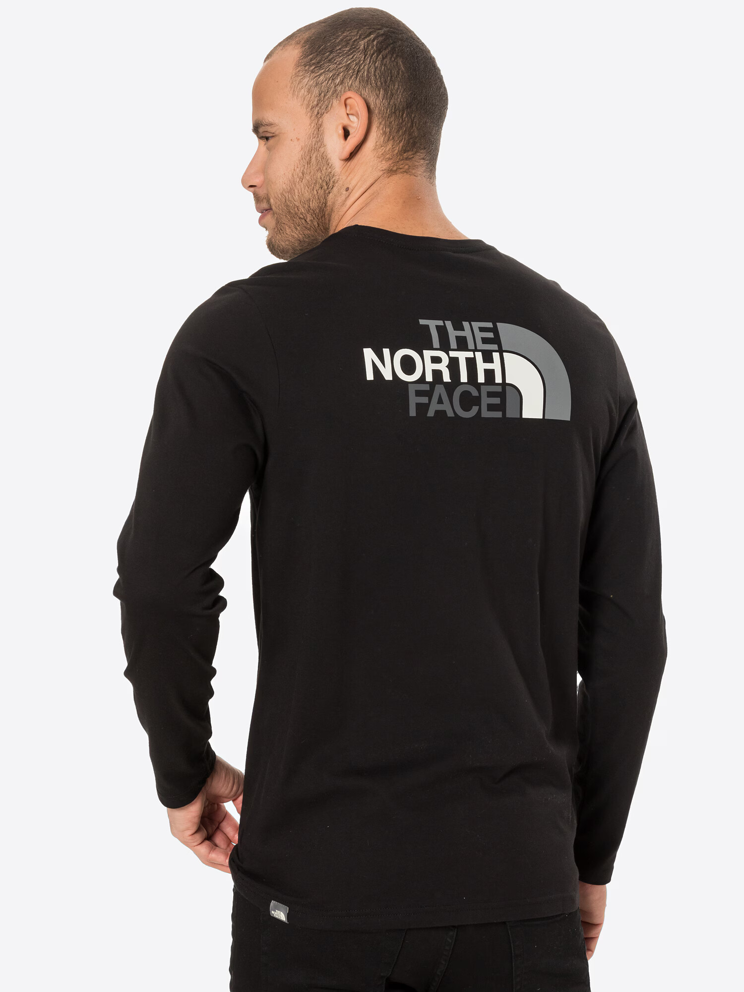 THE NORTH FACE Tricou 'Easy' gri / negru / alb - Pled.ro