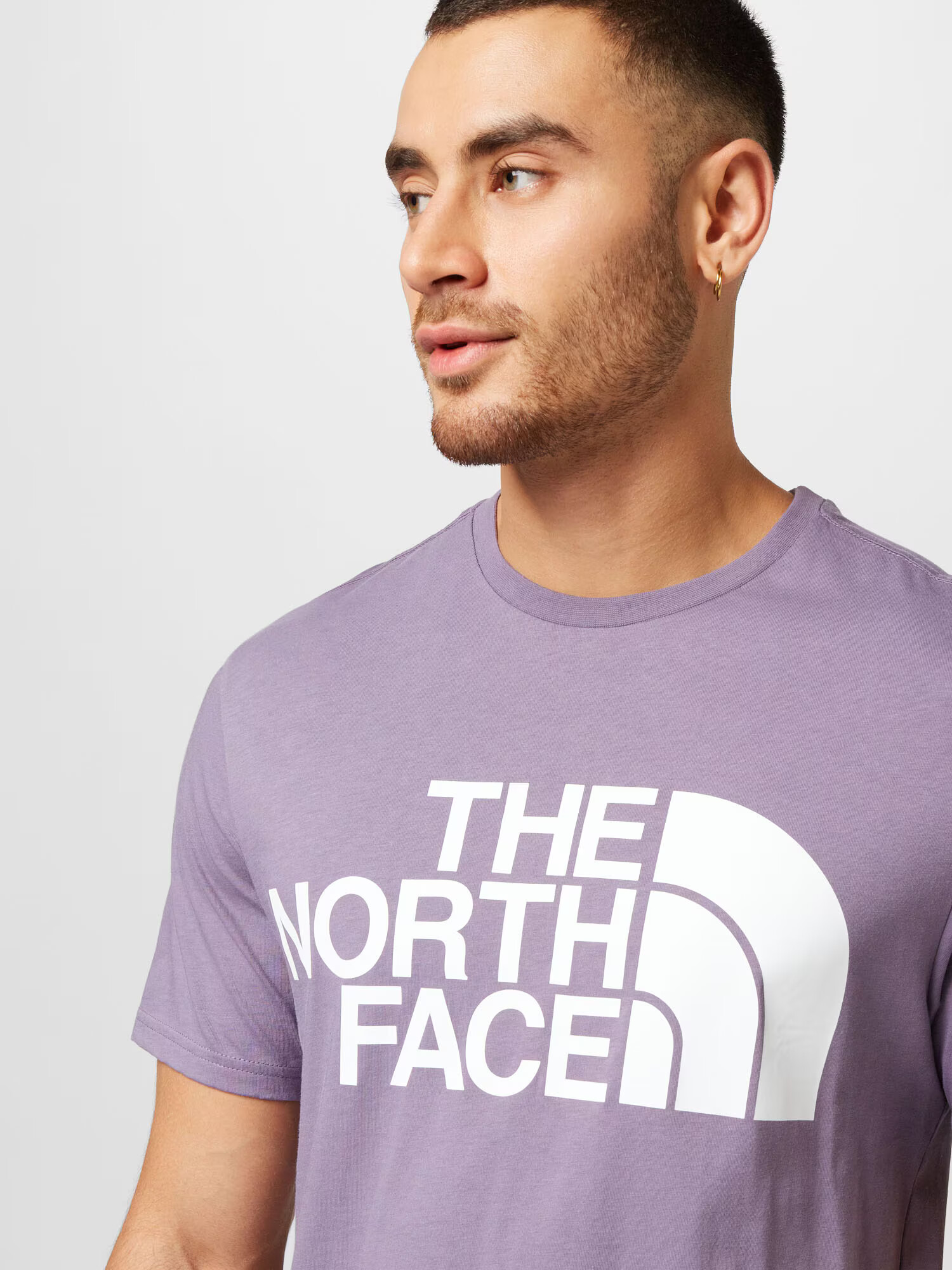 THE NORTH FACE Tricou lila / alb - Pled.ro